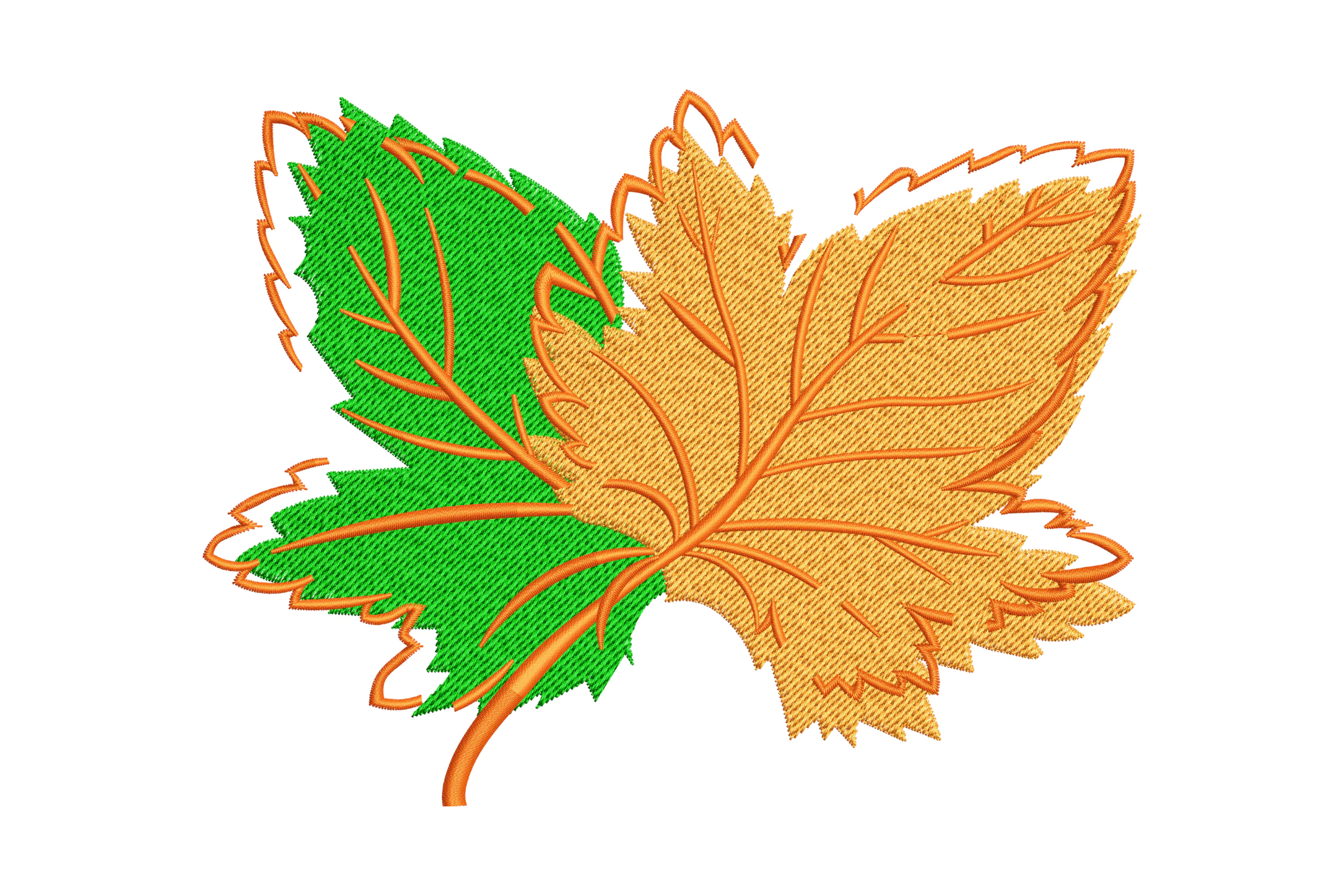 Autumn Leaves Embroidery Design File