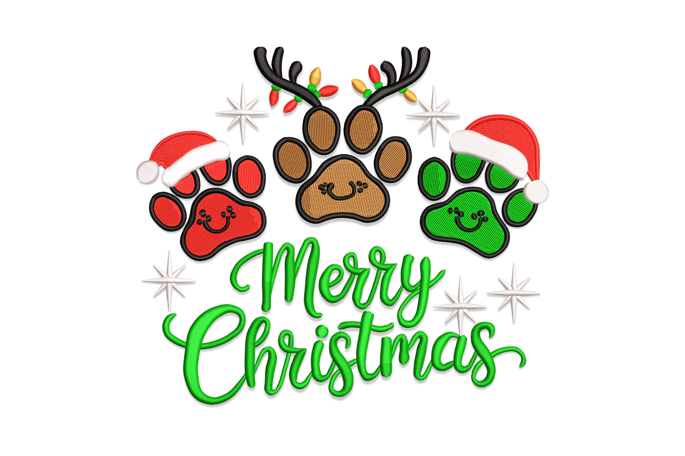 Merry Christmas Embroidery File