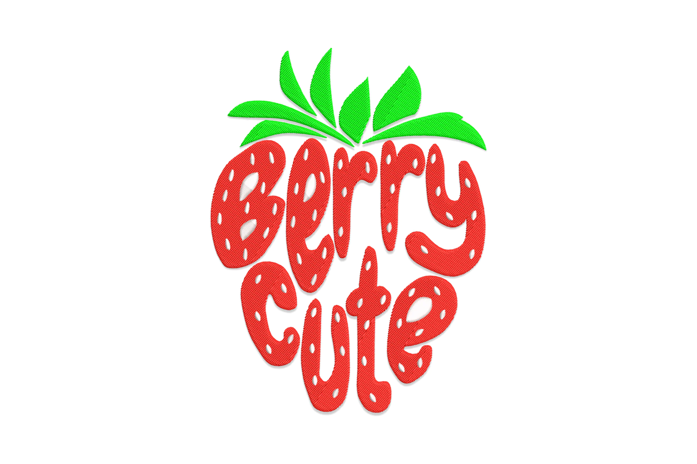 Berry Cute Embroidery Design