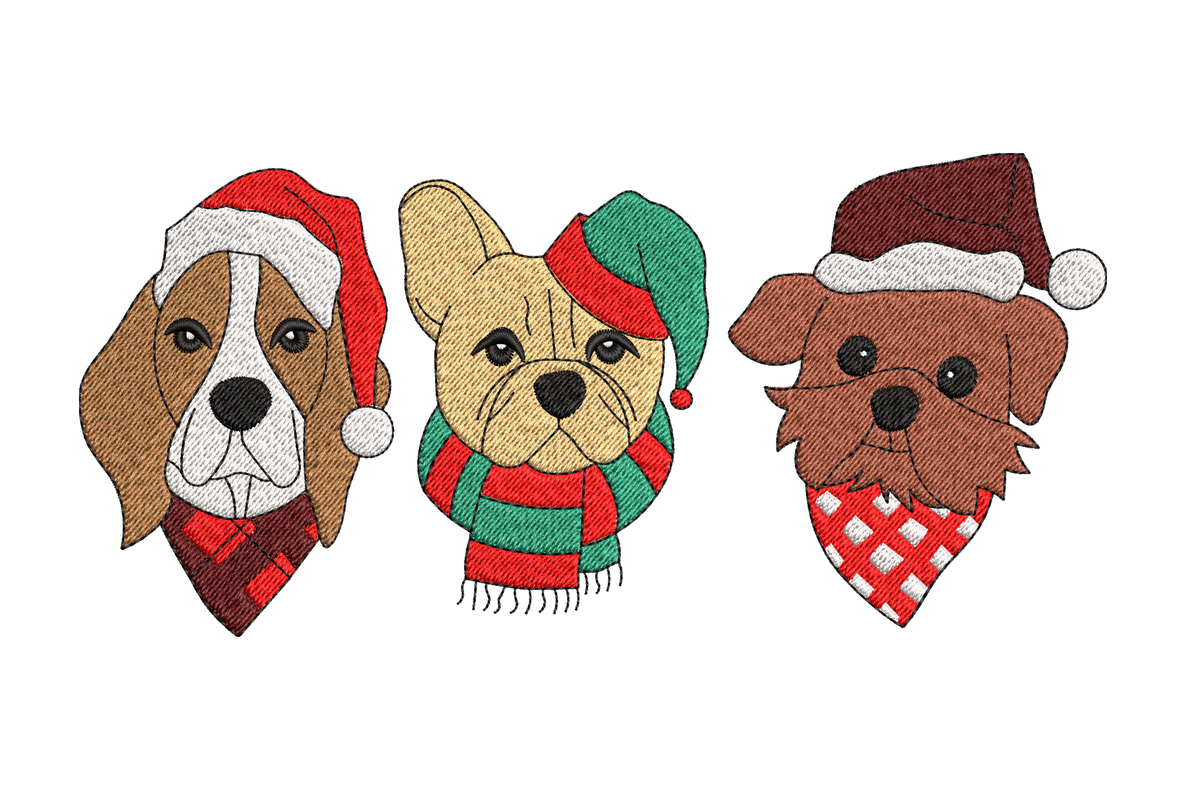 Merry Woofmas Embroidery File