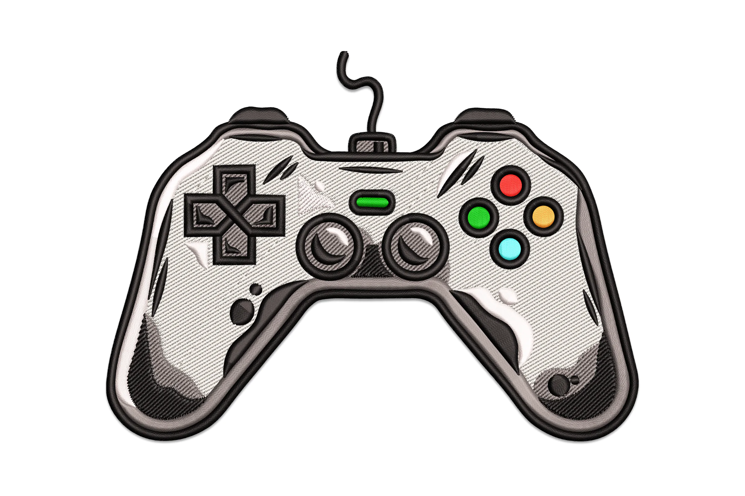 Video Game Controller Embroidery Design File