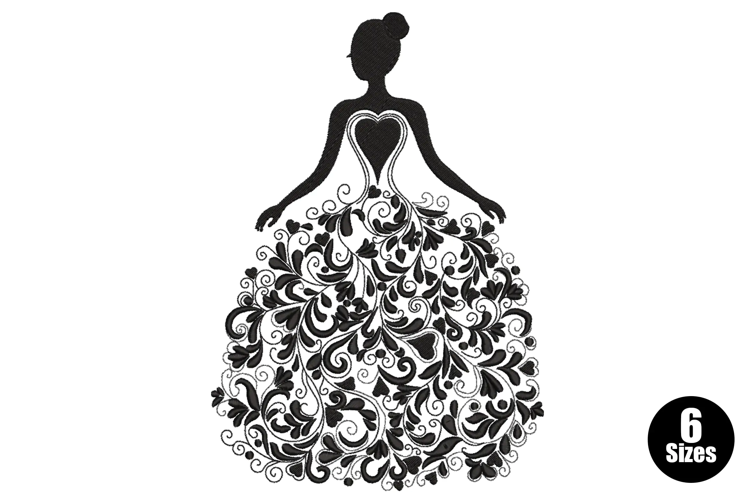 Beautiful Dress Embroidery Design