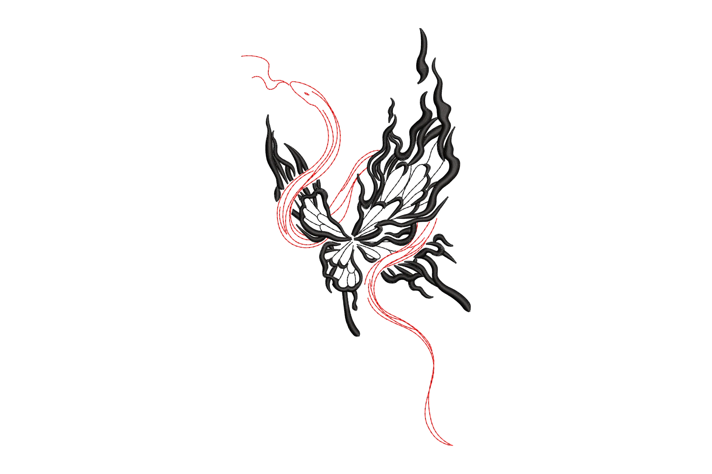 Butterfly Machine Embroidery File