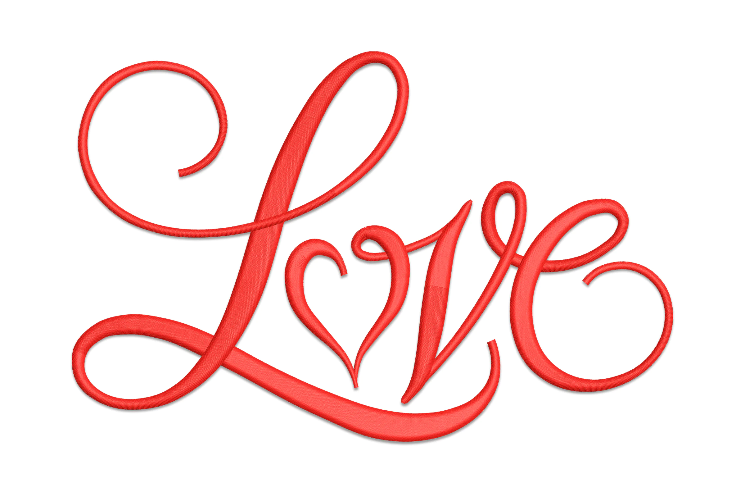 Valentine Love Embroidery