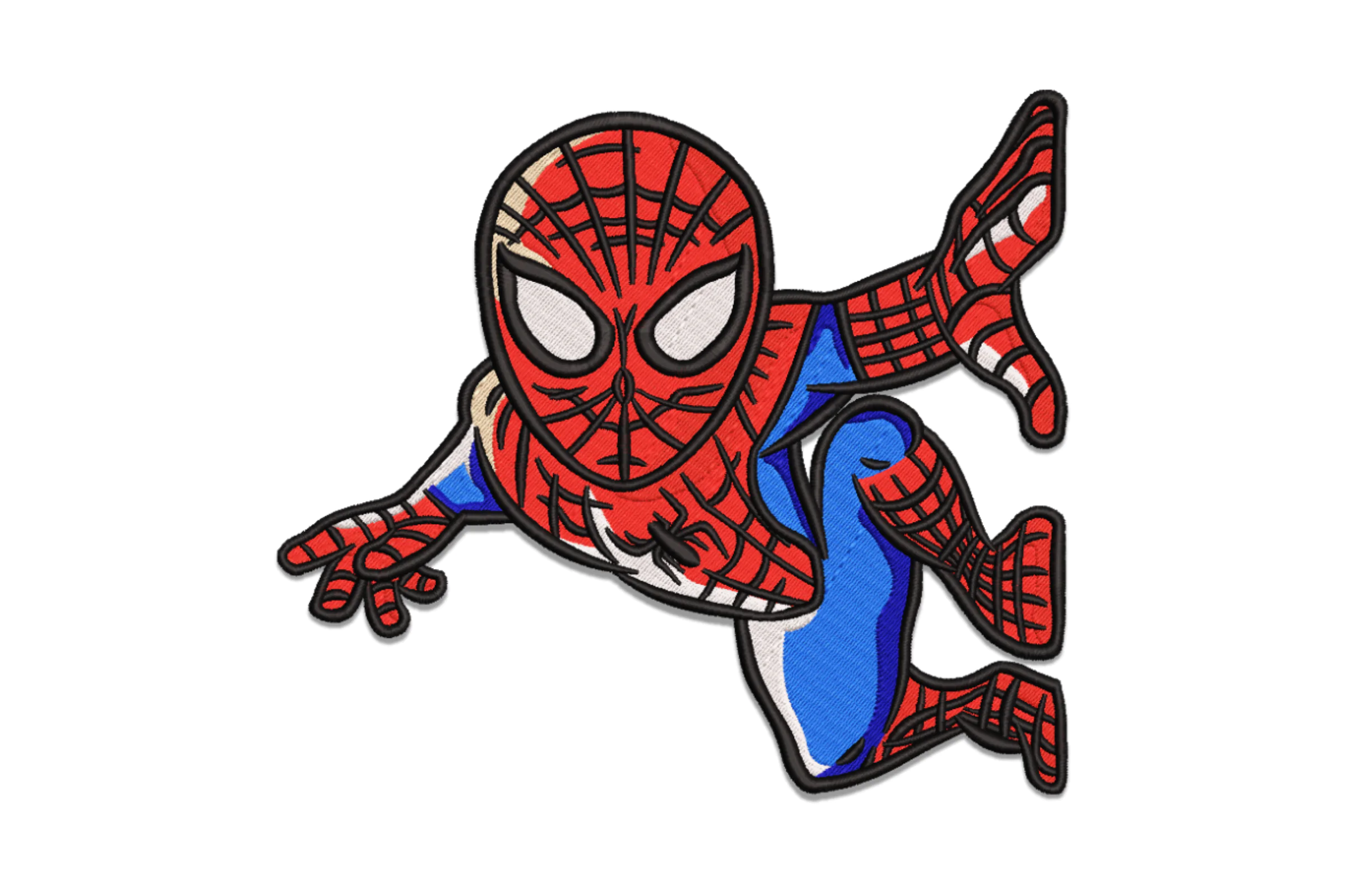 Superhero Spider Man Spiderman Embroidery Designs