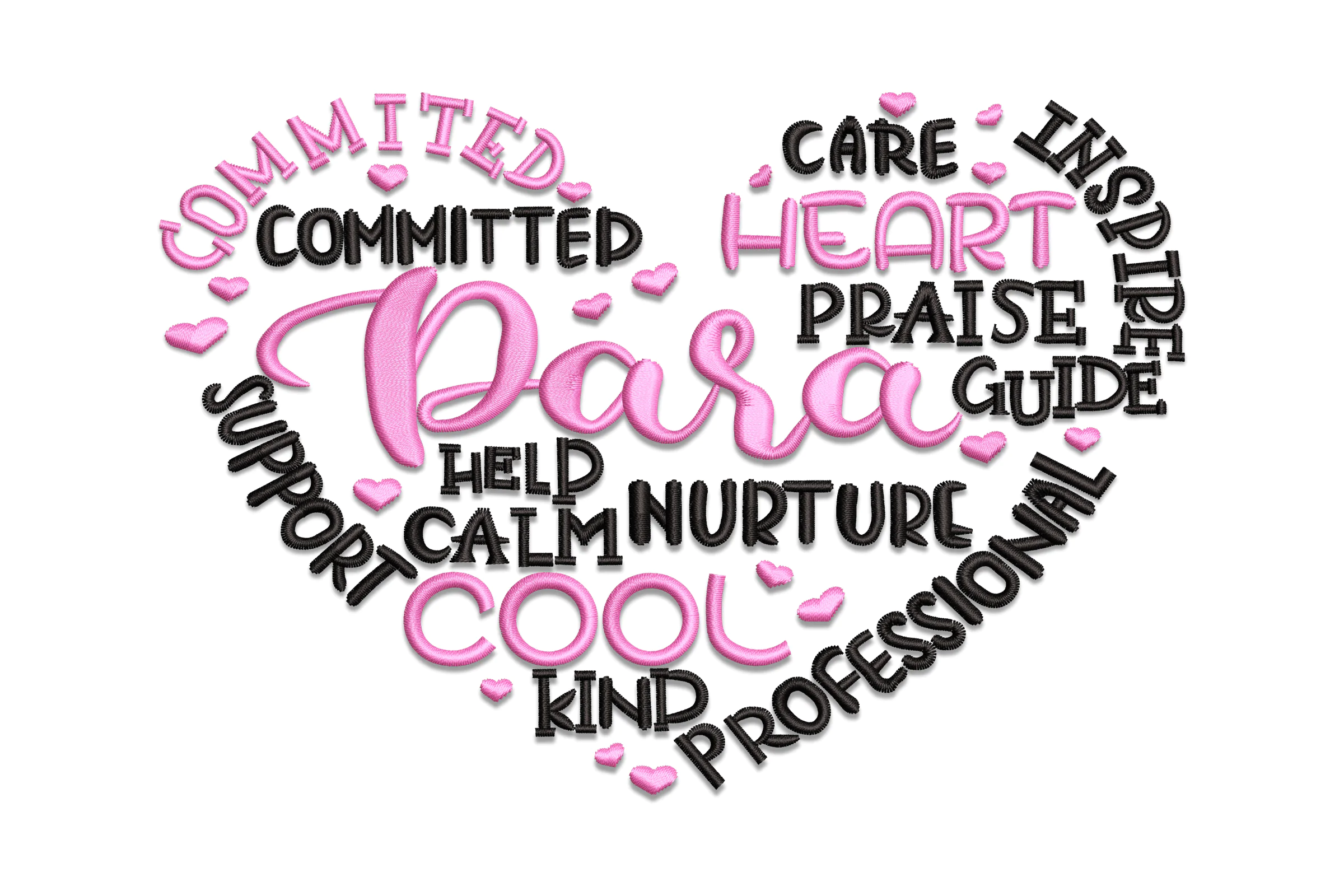 Trust In The Lord Machine Embroidery Design