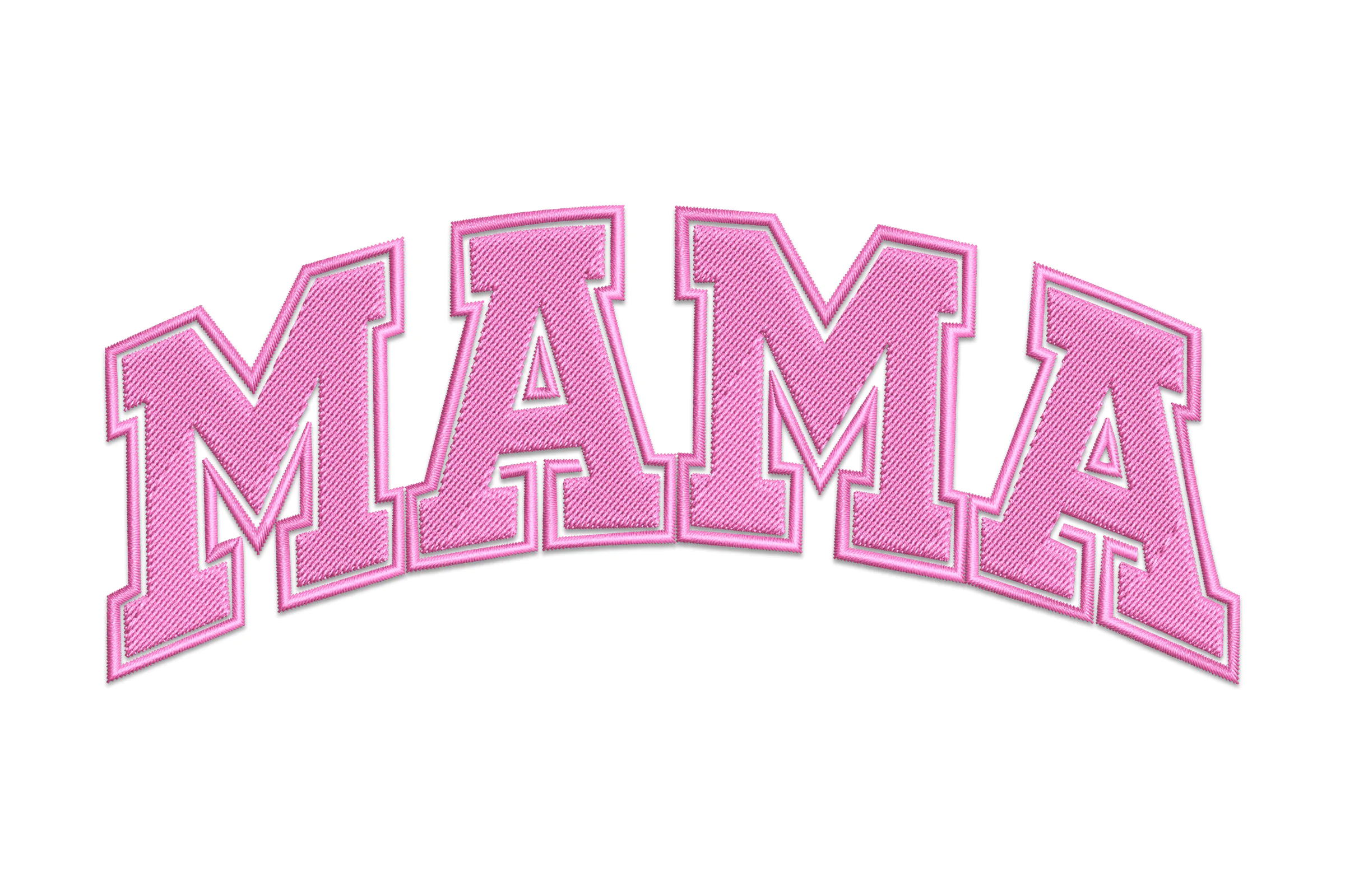Mama Applique Embroidery Design Pattern