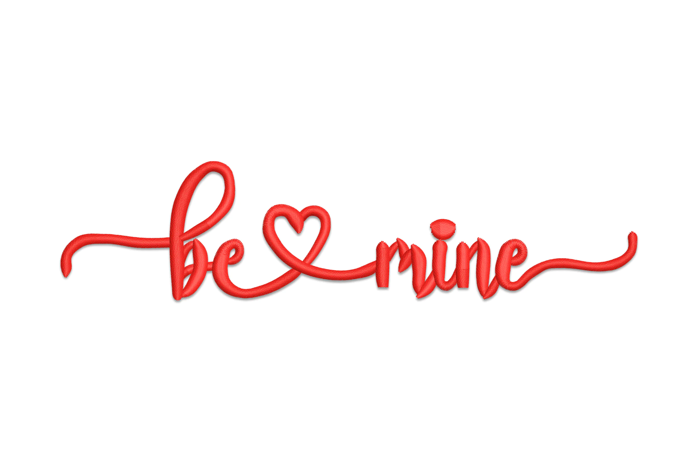 Be Mine Embroidery Design pattern