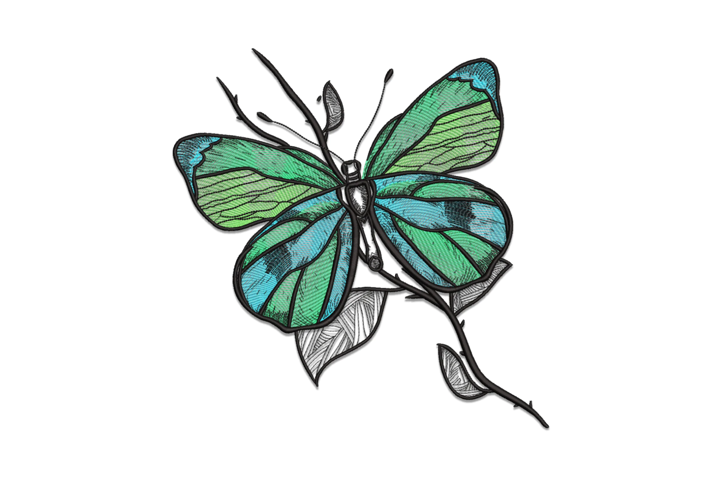Butterfly Digital Embroidery Design