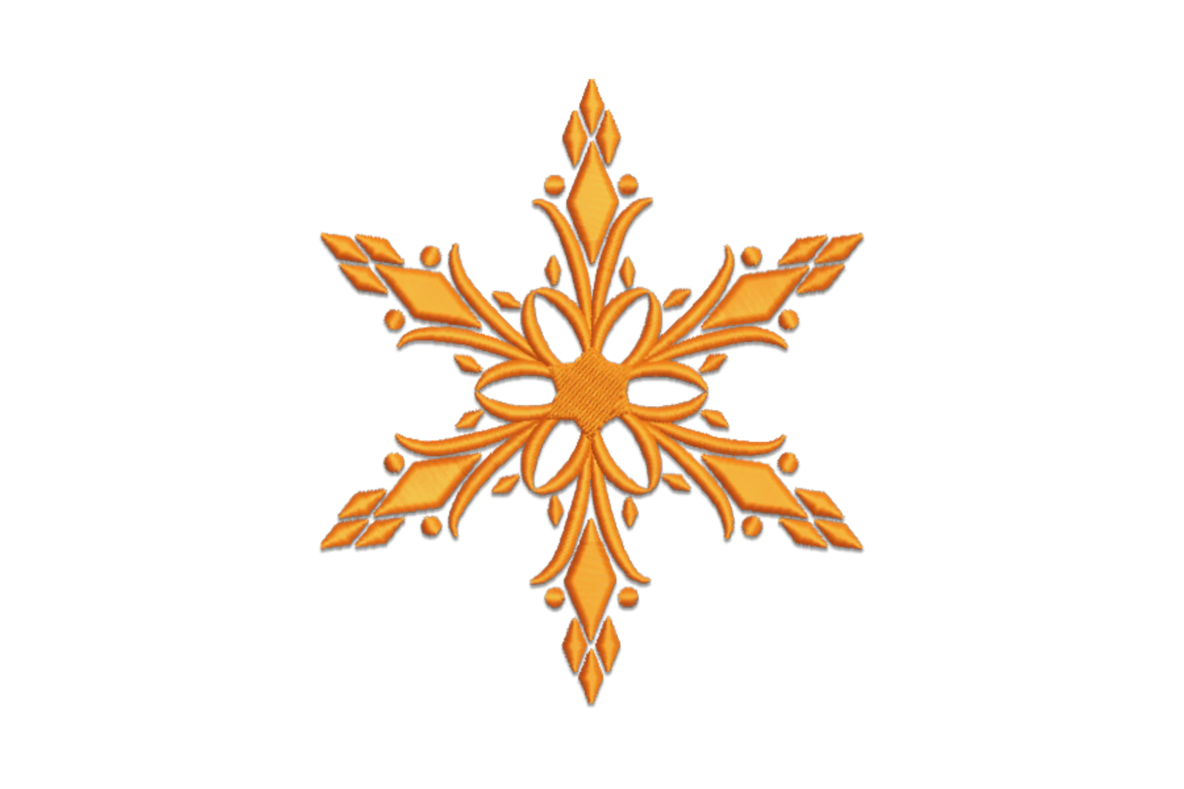 Snowflake Digital Embroidery Design File