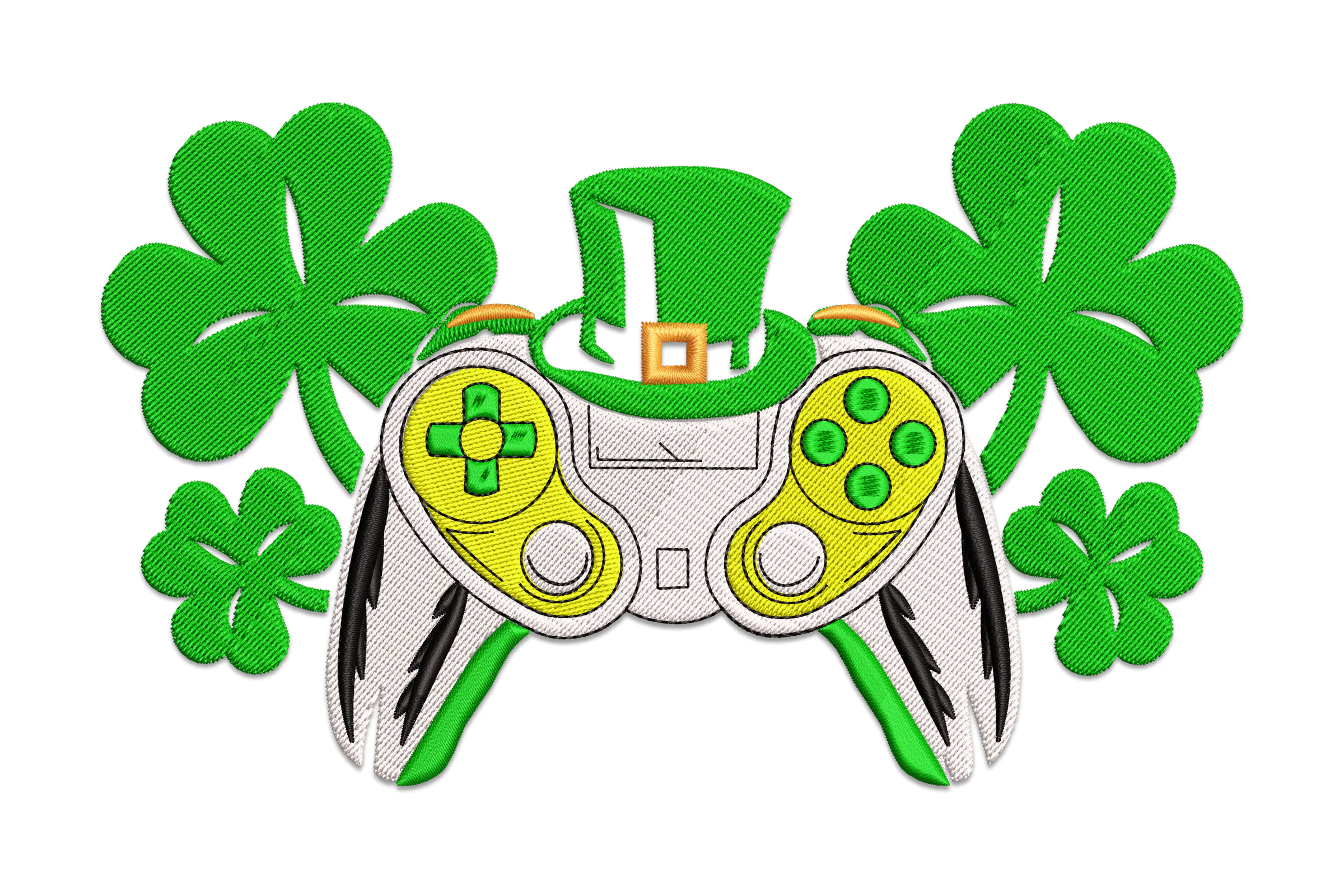 Video Game Controller Embroidery Design