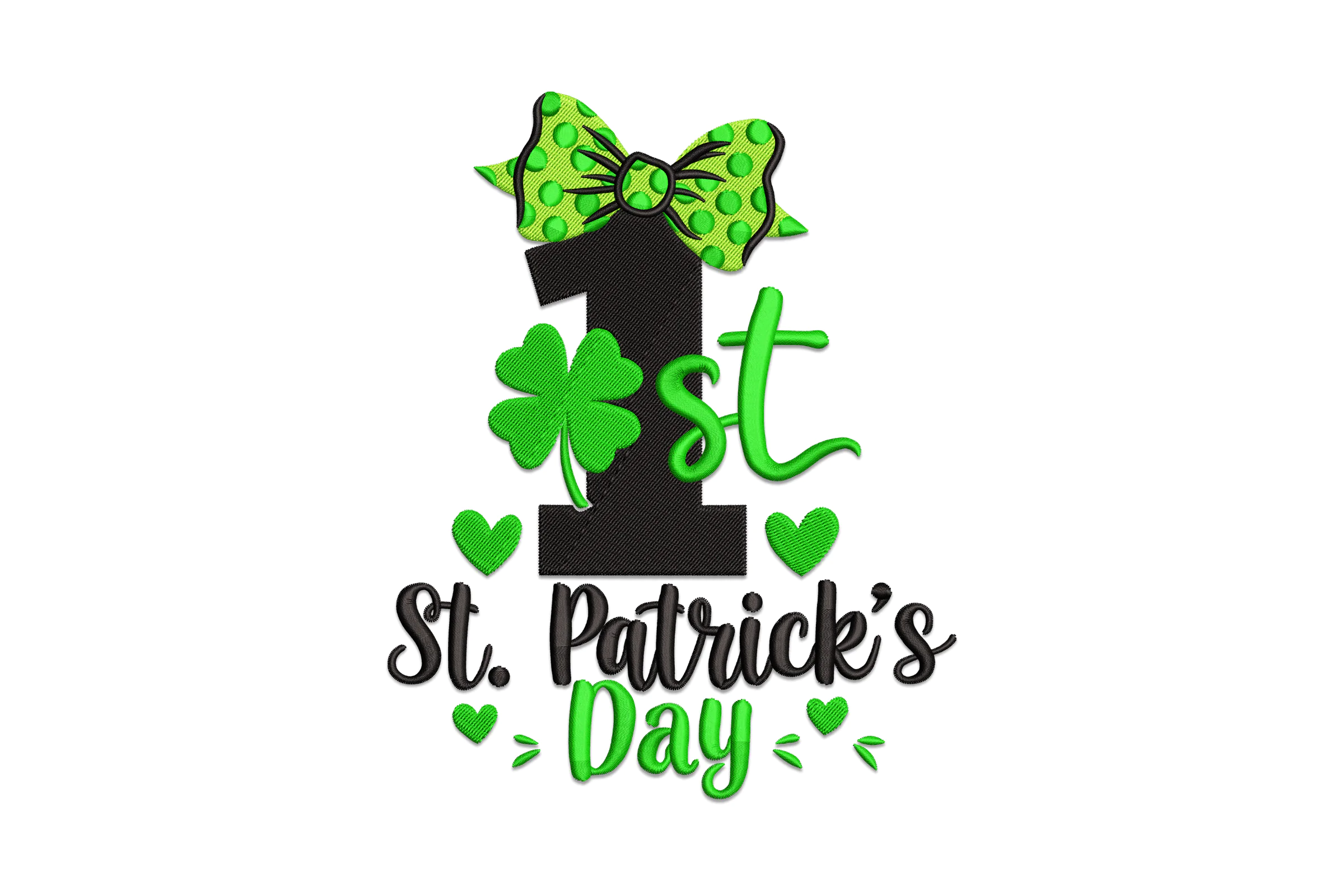 My 1st St. Patrick's Day Embroidery Design