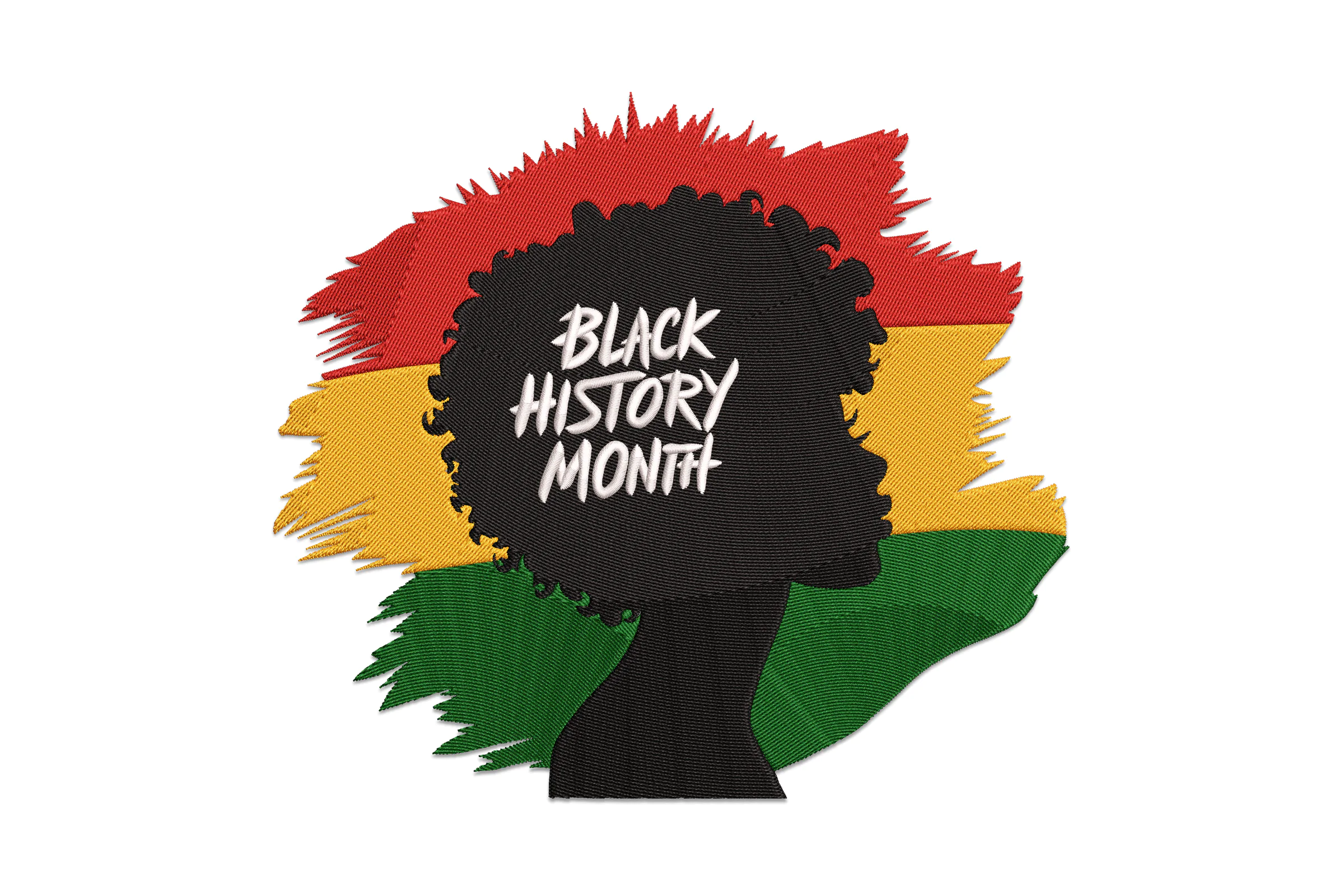 Black History Month Digital Embroidery