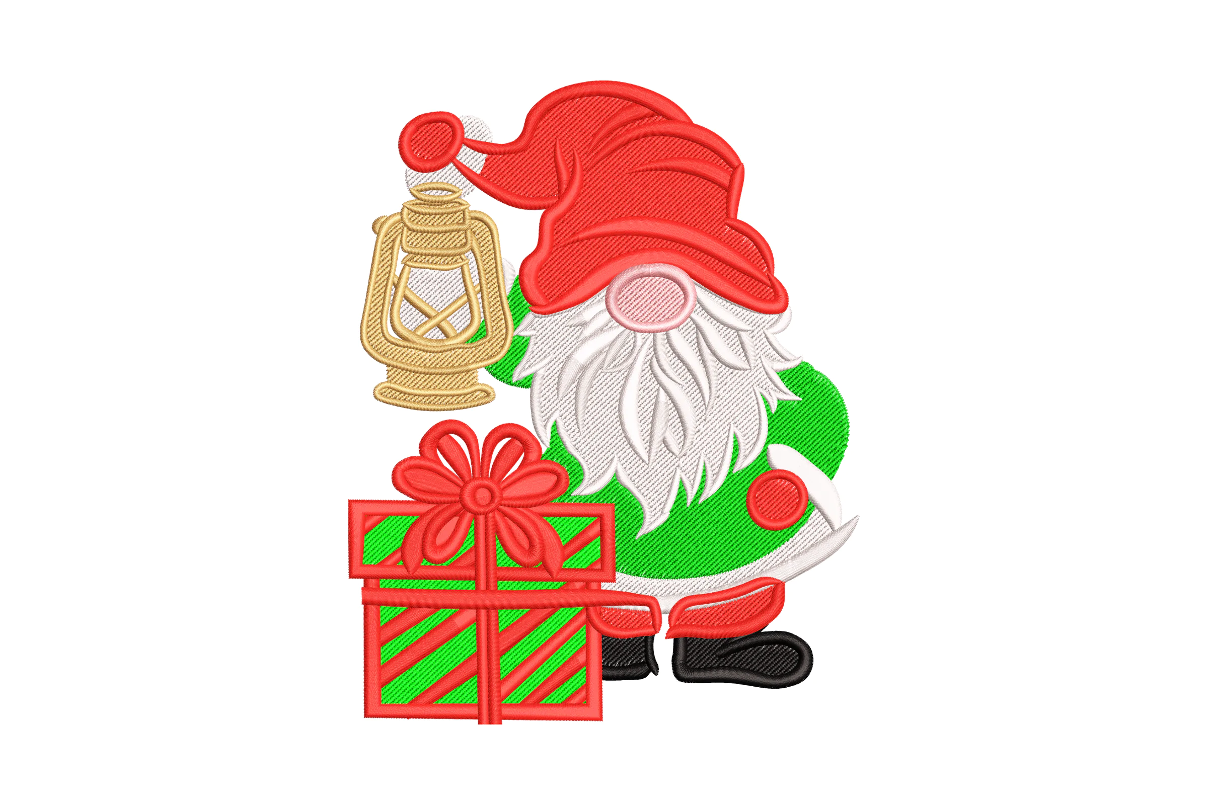 Christmas Gnome Embroidery Pattern