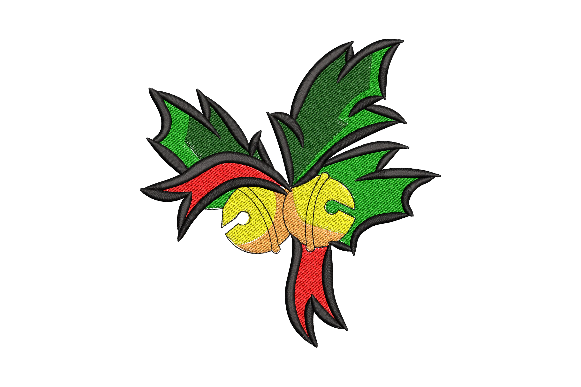Christmas Bells Machine  Embroidery File