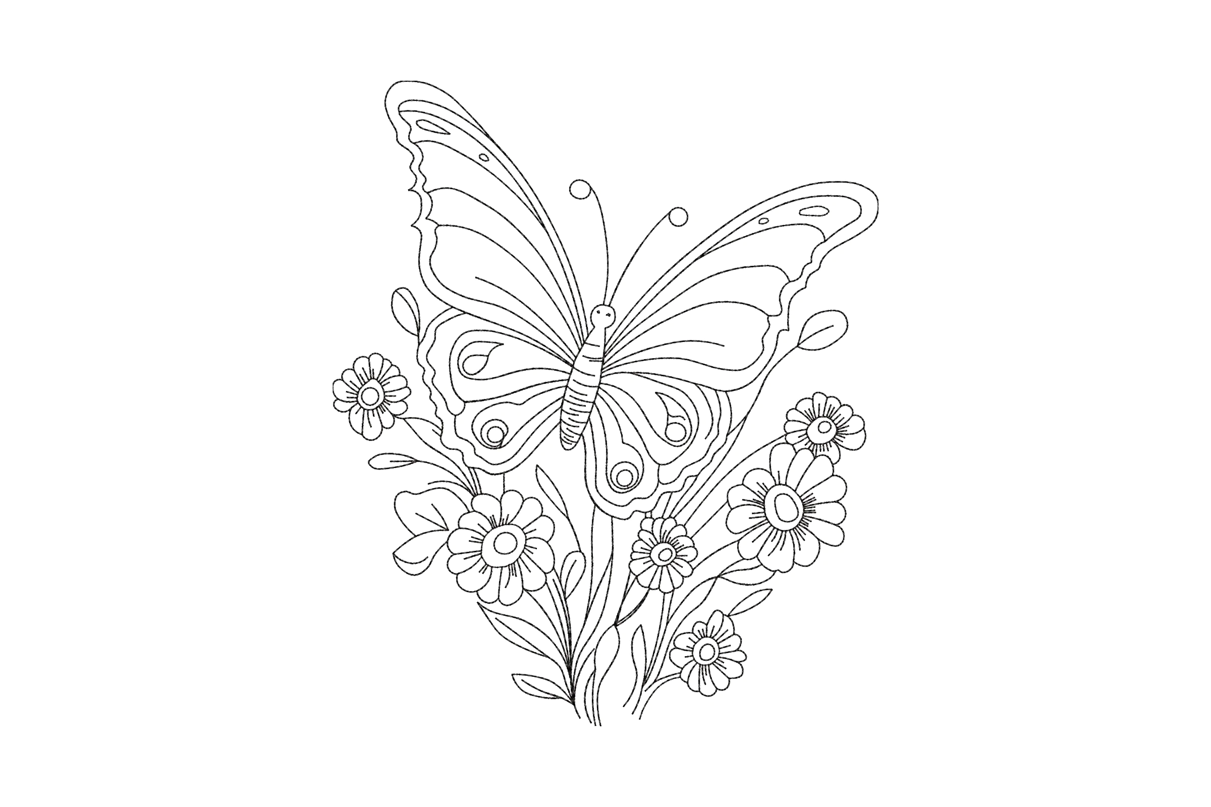 Butterfly Embroidery File