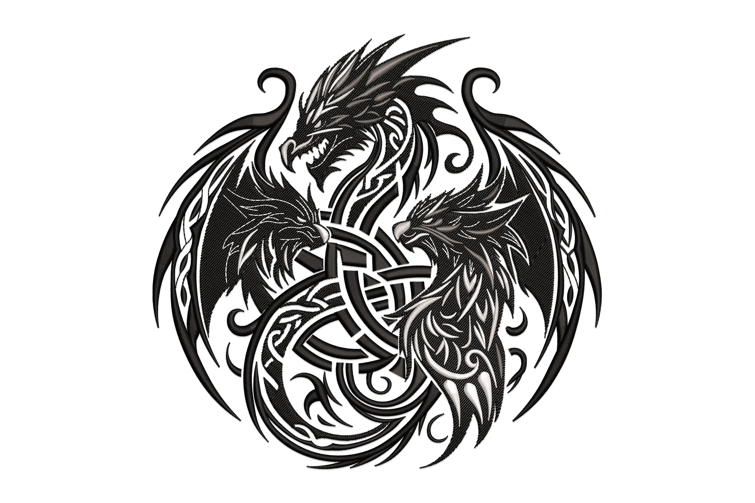 Dragon Embroidery Design