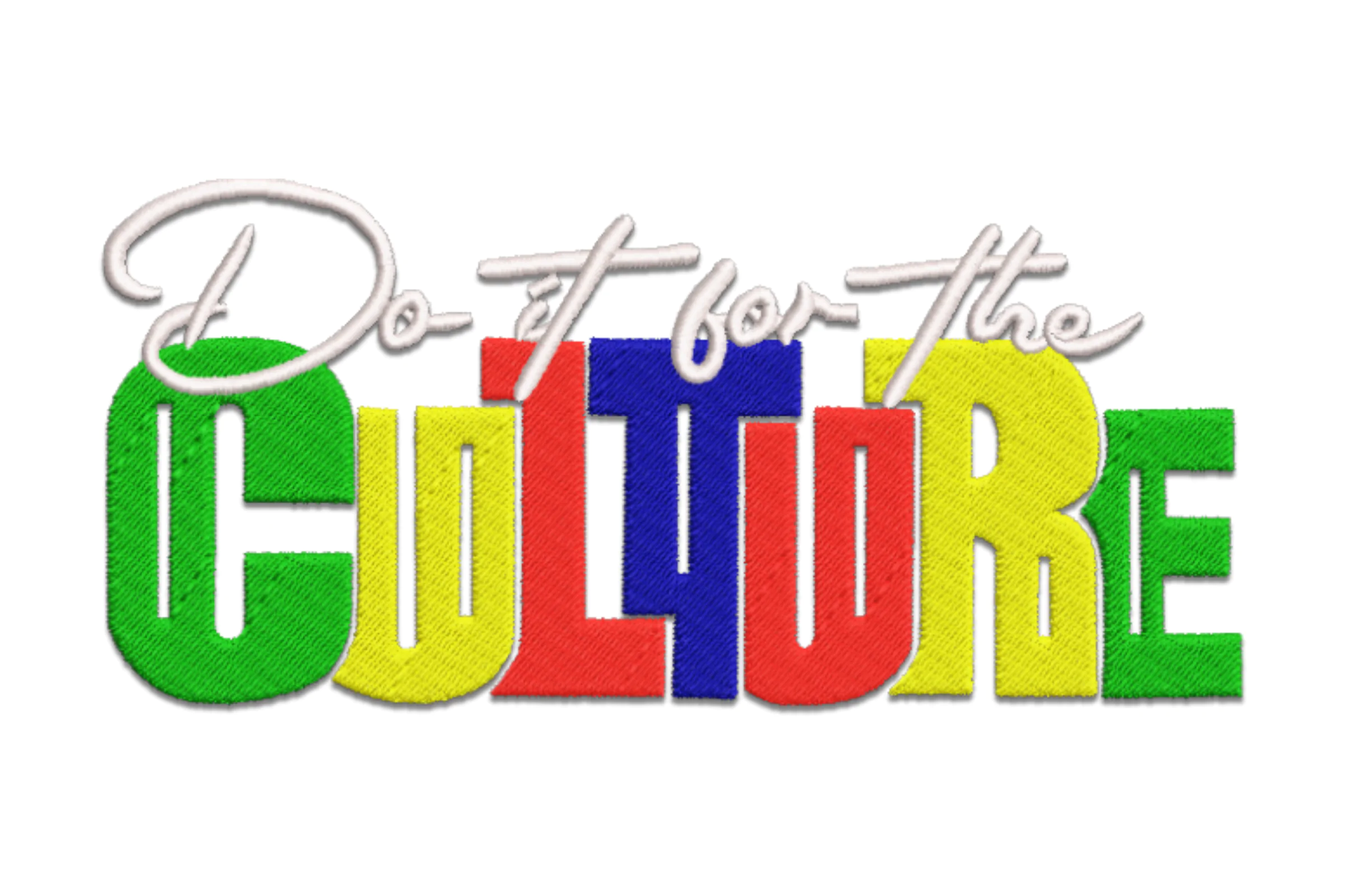 Do It for the Culture Juneteenth 1865 Embroidery Design