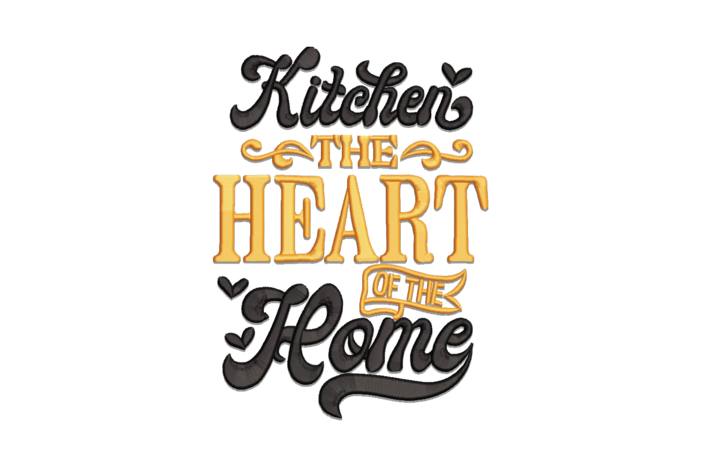Kitchen Sayings Embroidery Design File