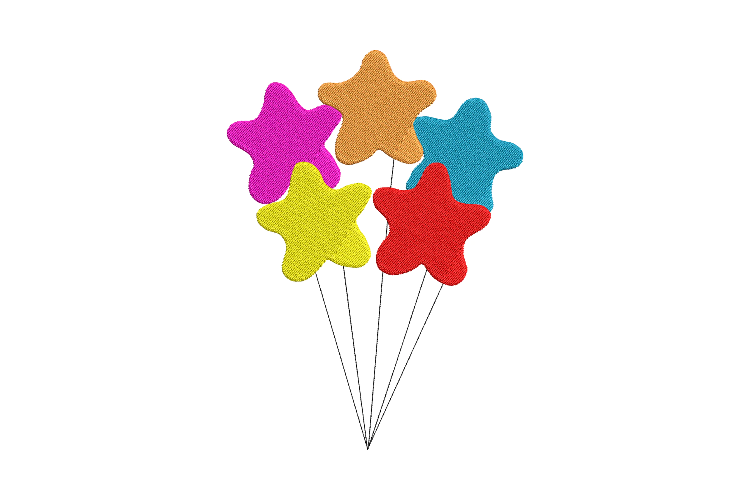 Balloons - Machine Embroidery Design