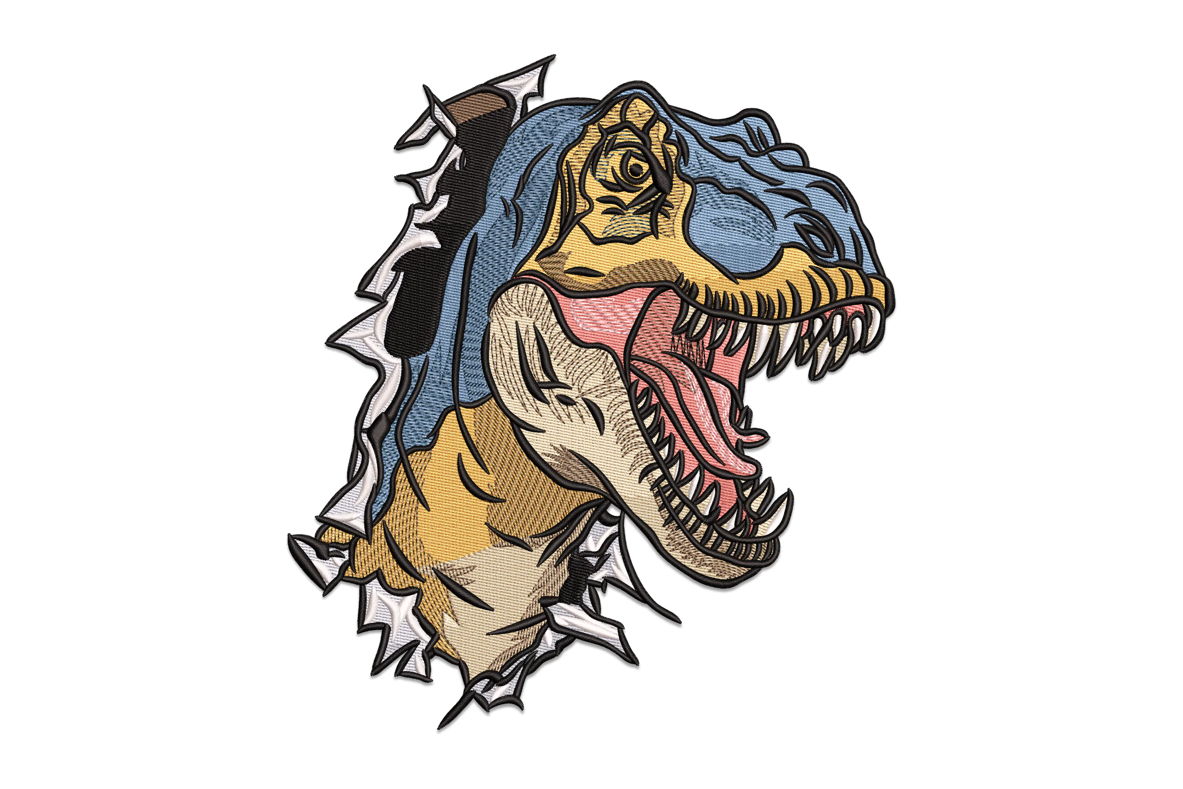 T-Rex Dinosaurier Embroidery Design