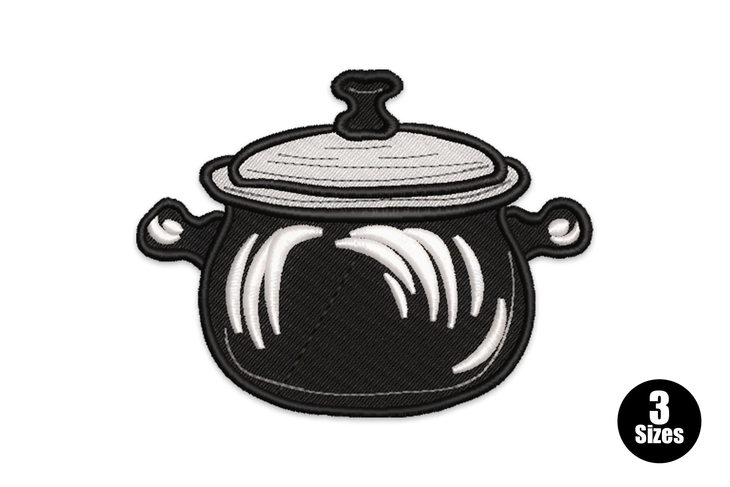 Kitchen Pot Embroidery Design