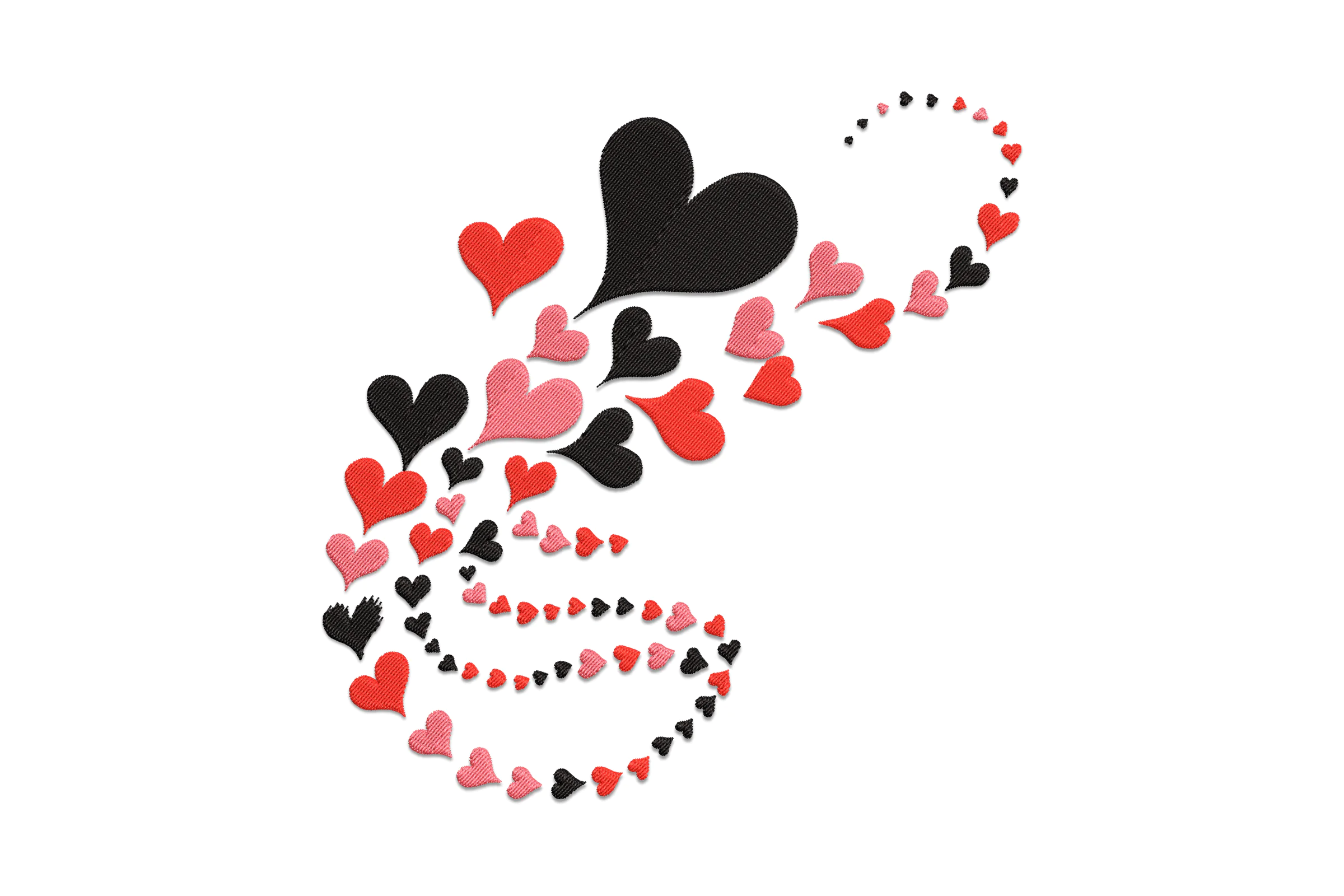 Heart Border Embroidery Design File