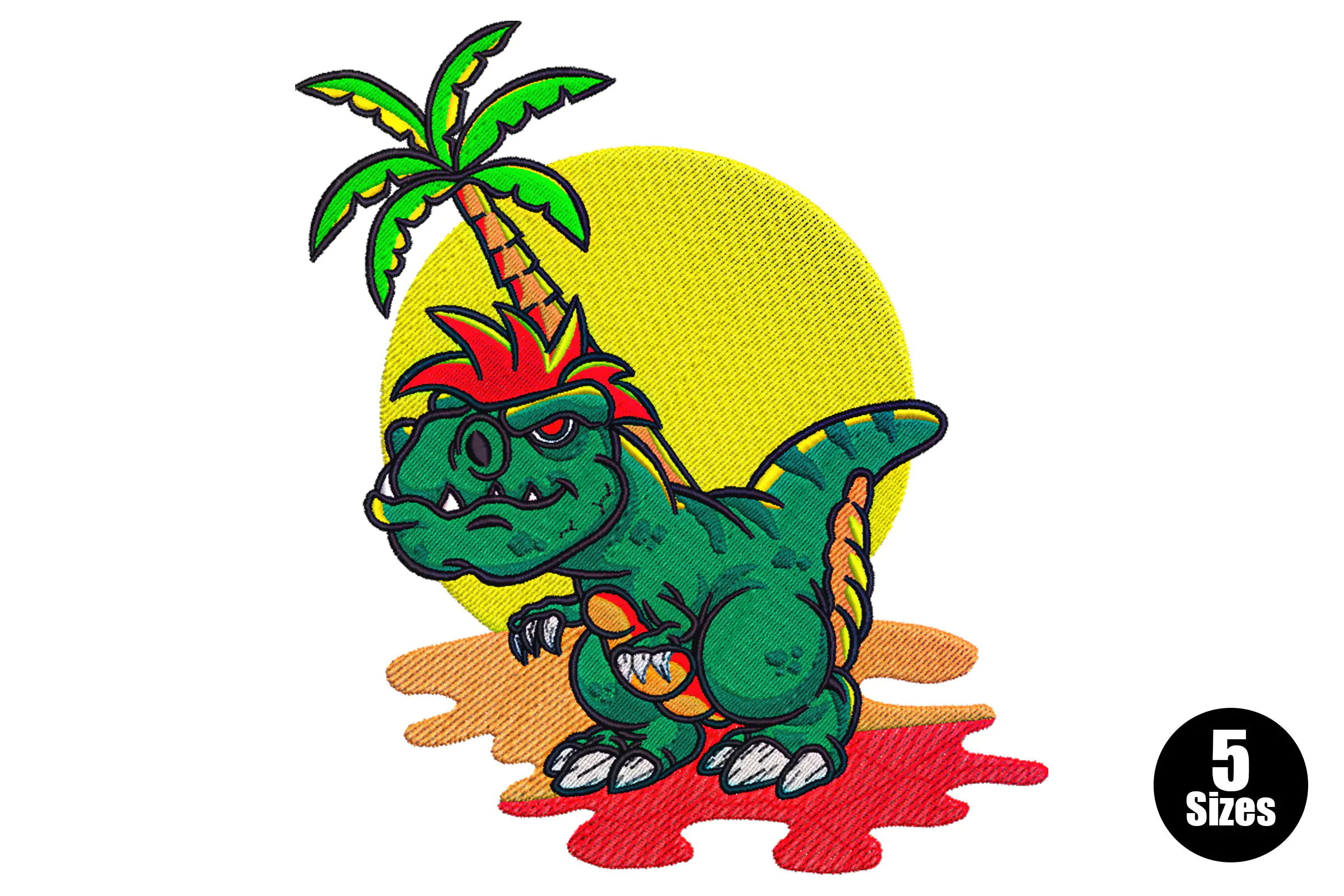 Dinosaur Embroidery Design File