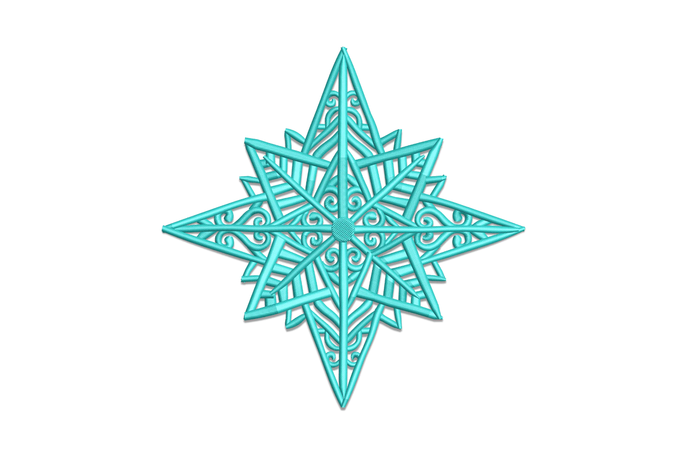 Christmas Snowflake Star Embroidery Designs