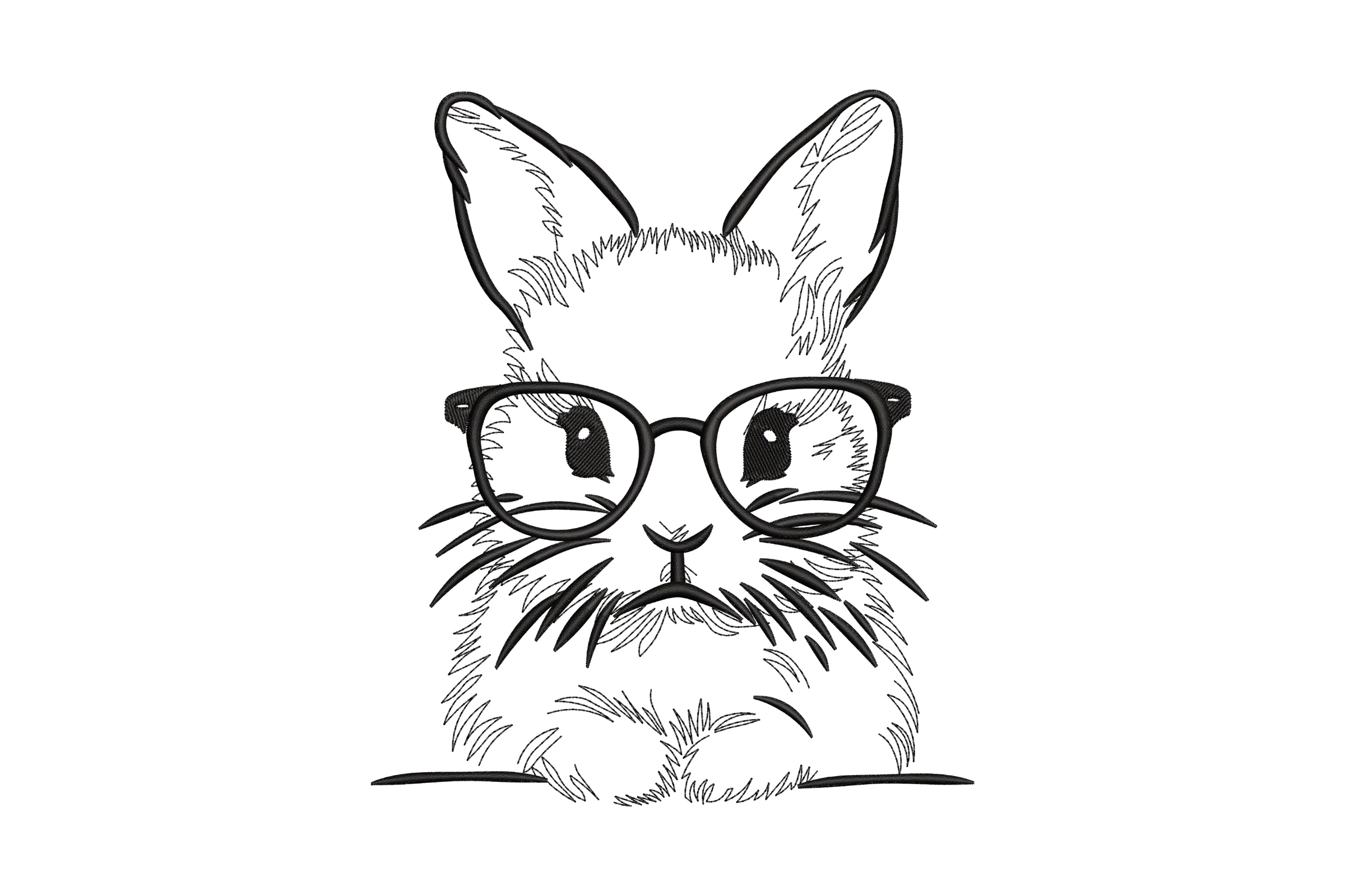 Bunny Machine  Embroidery Design