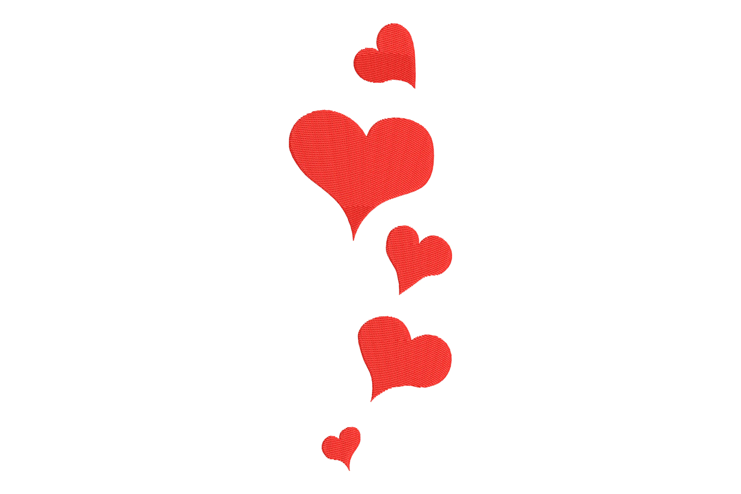 Hearts Digital Embroidery Design