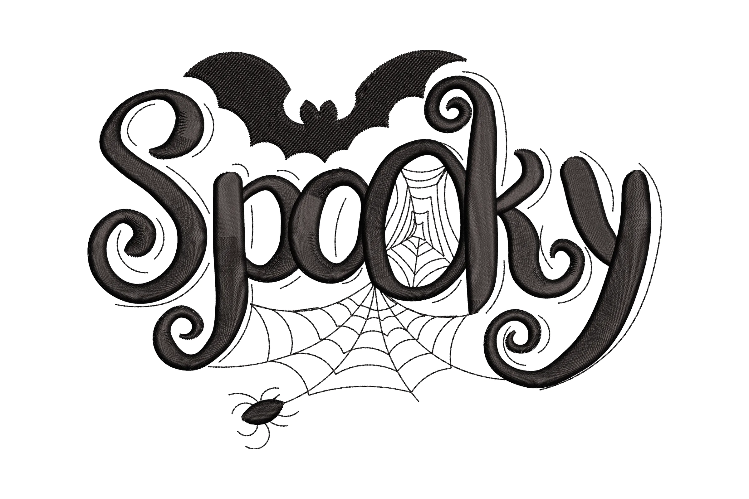 Spooky Embroidery Design File