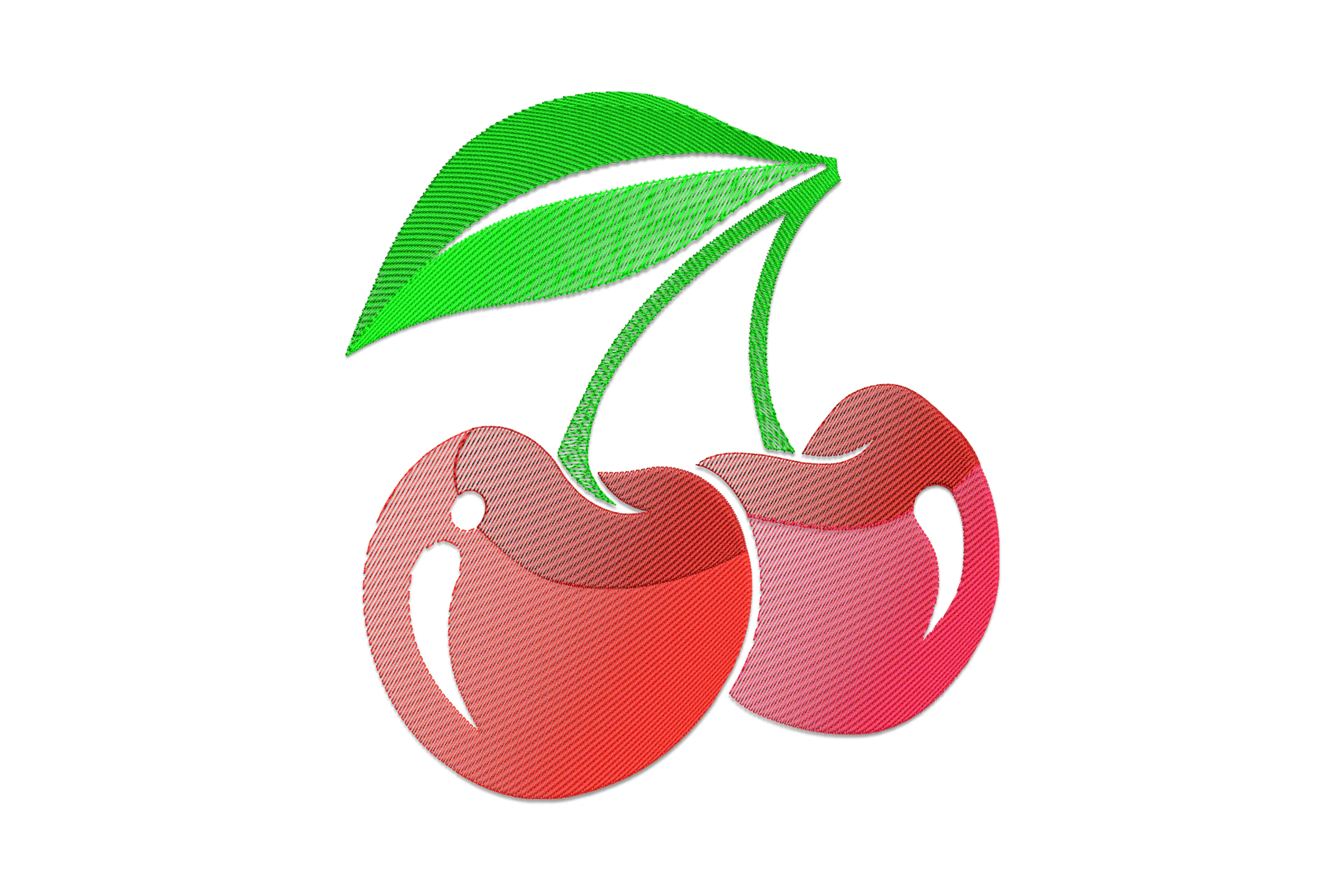 Cherry Embroidery Design