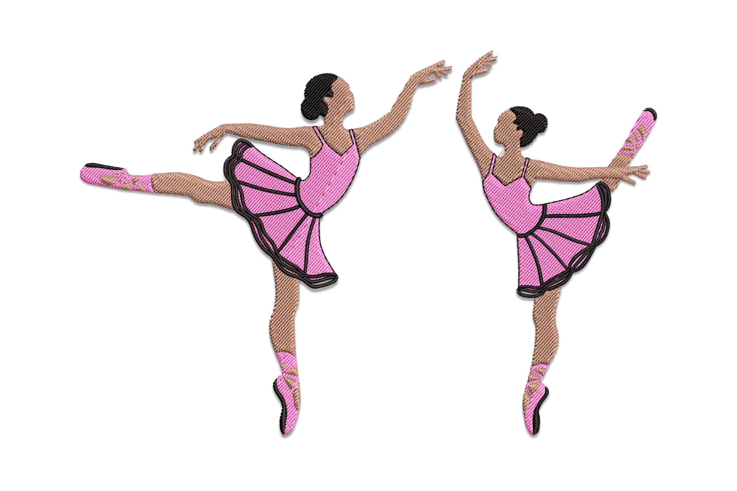 Ballerina Ballet Dancer  Embroidery File