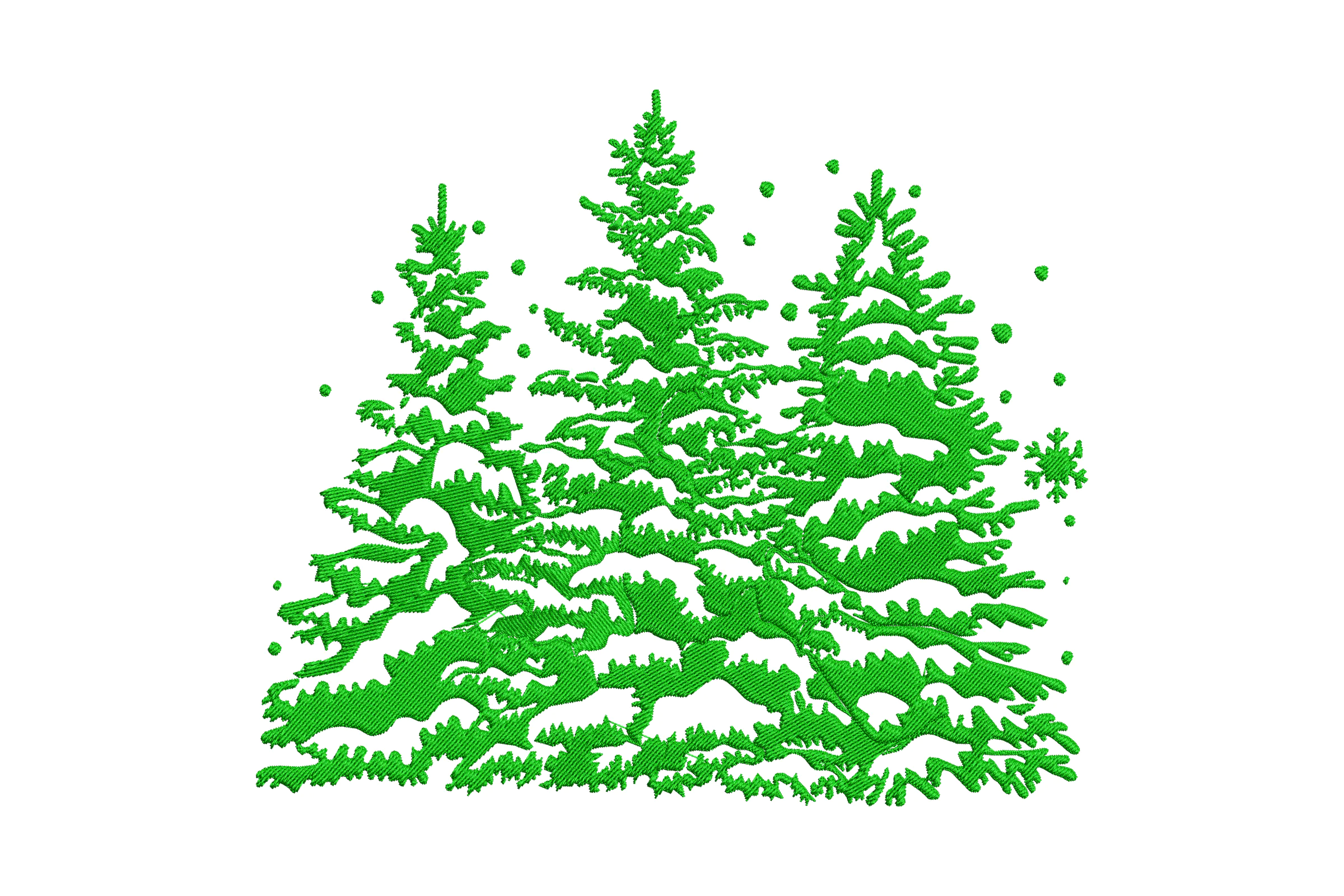 Christmas Tree Embroidery Pattern