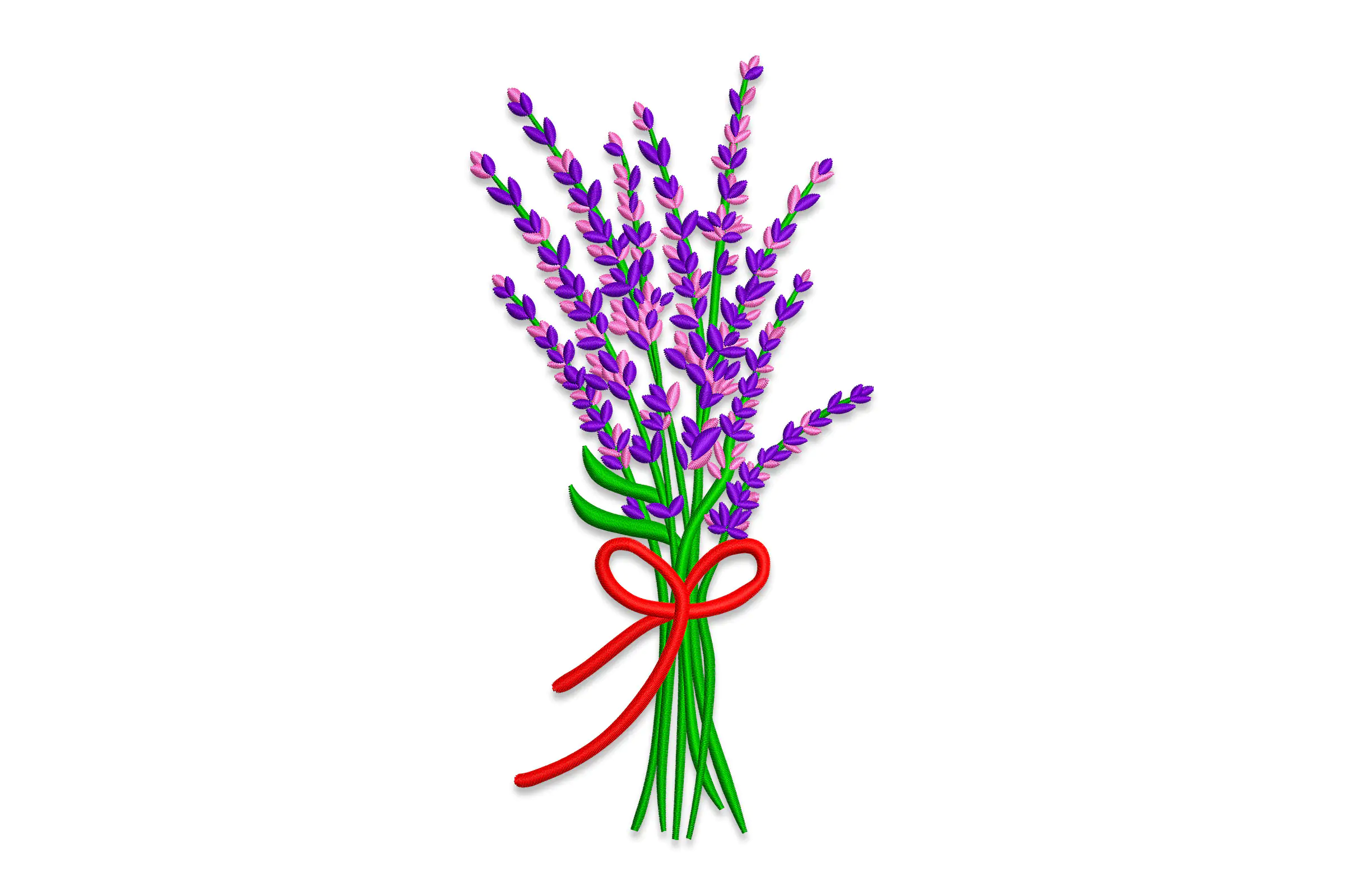 Lavender Flowers Embroidery File