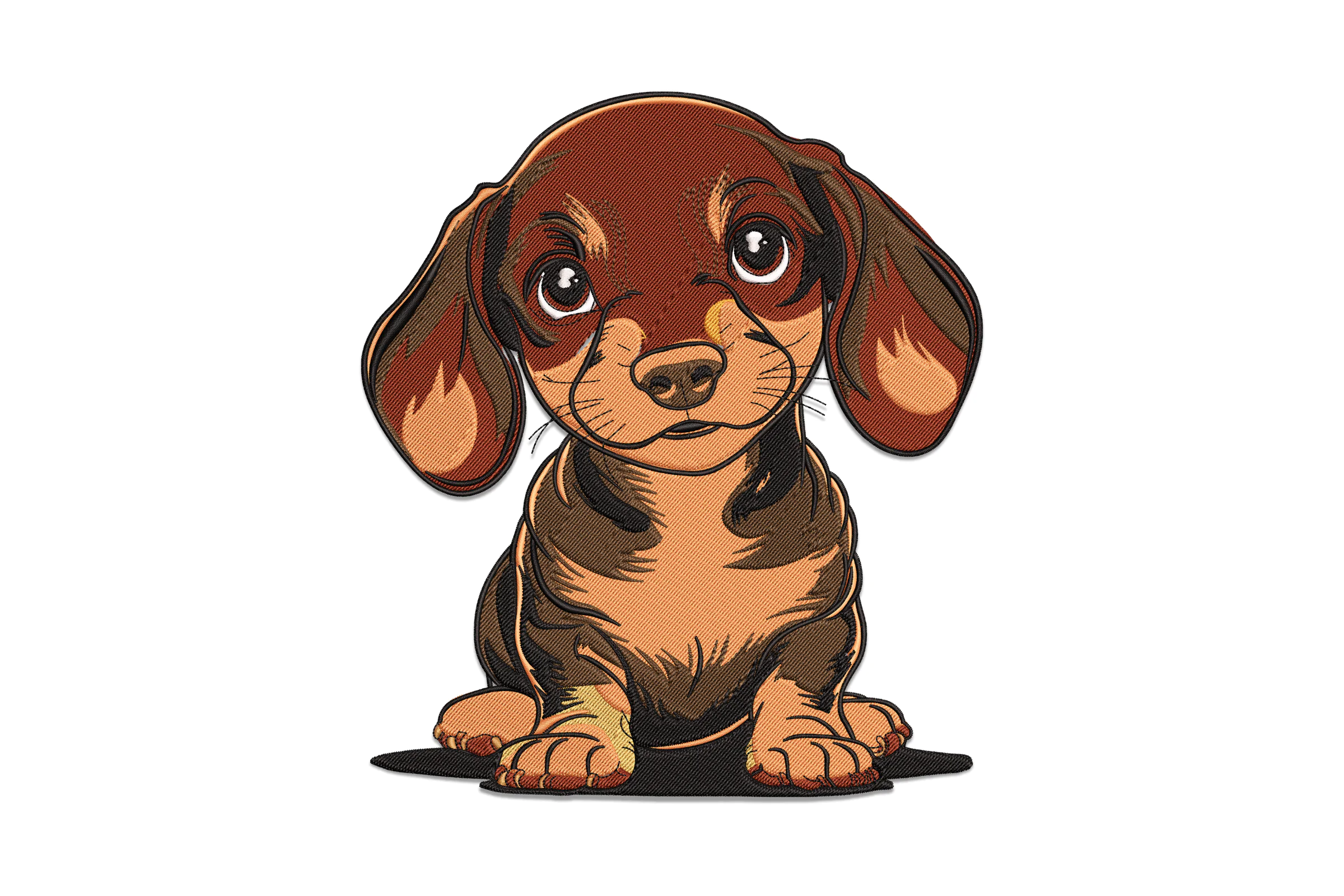 Mini Dog Embroidery Design for Machine Embroidery