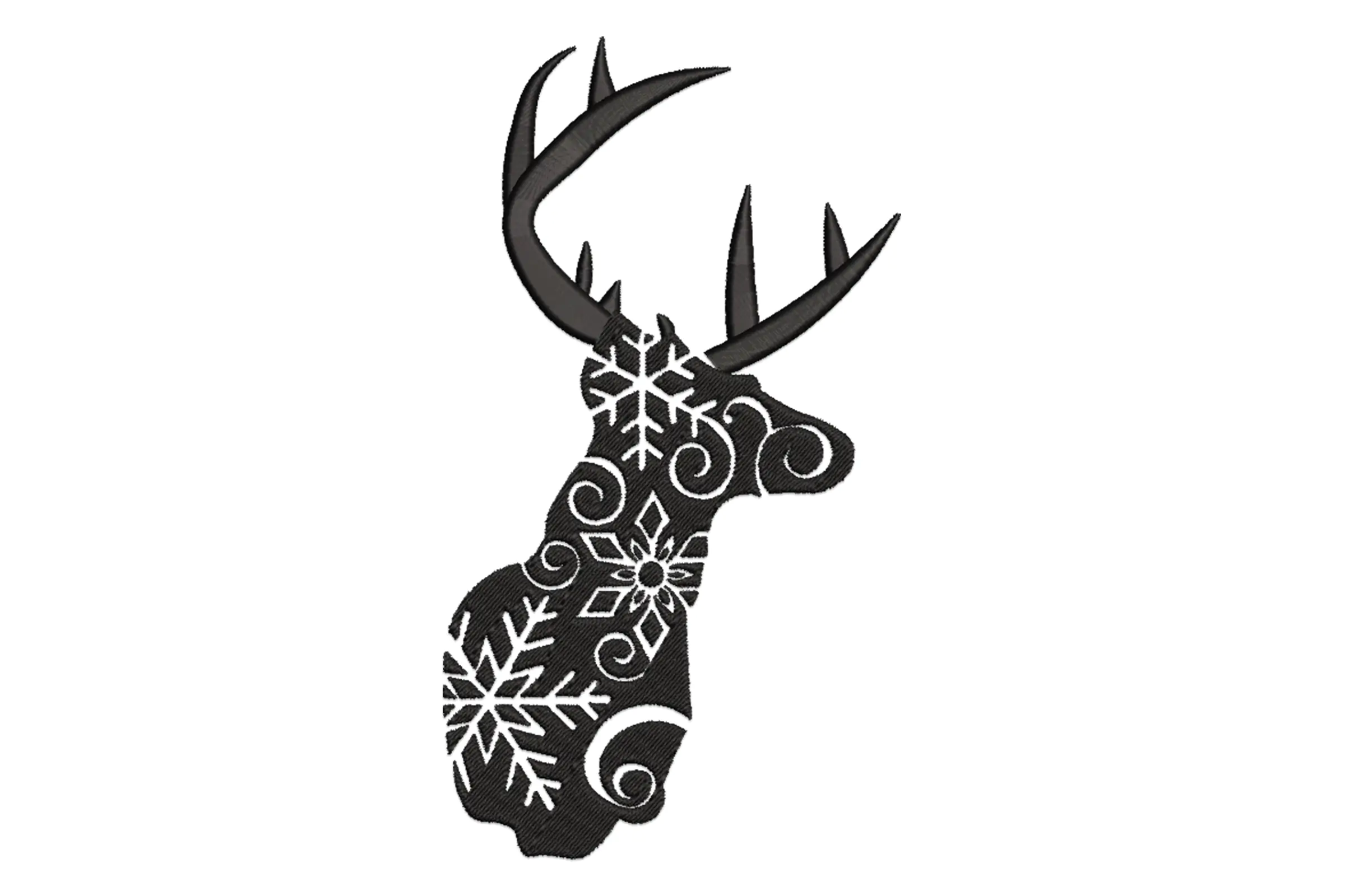 Stunning Deer Embroidery Design