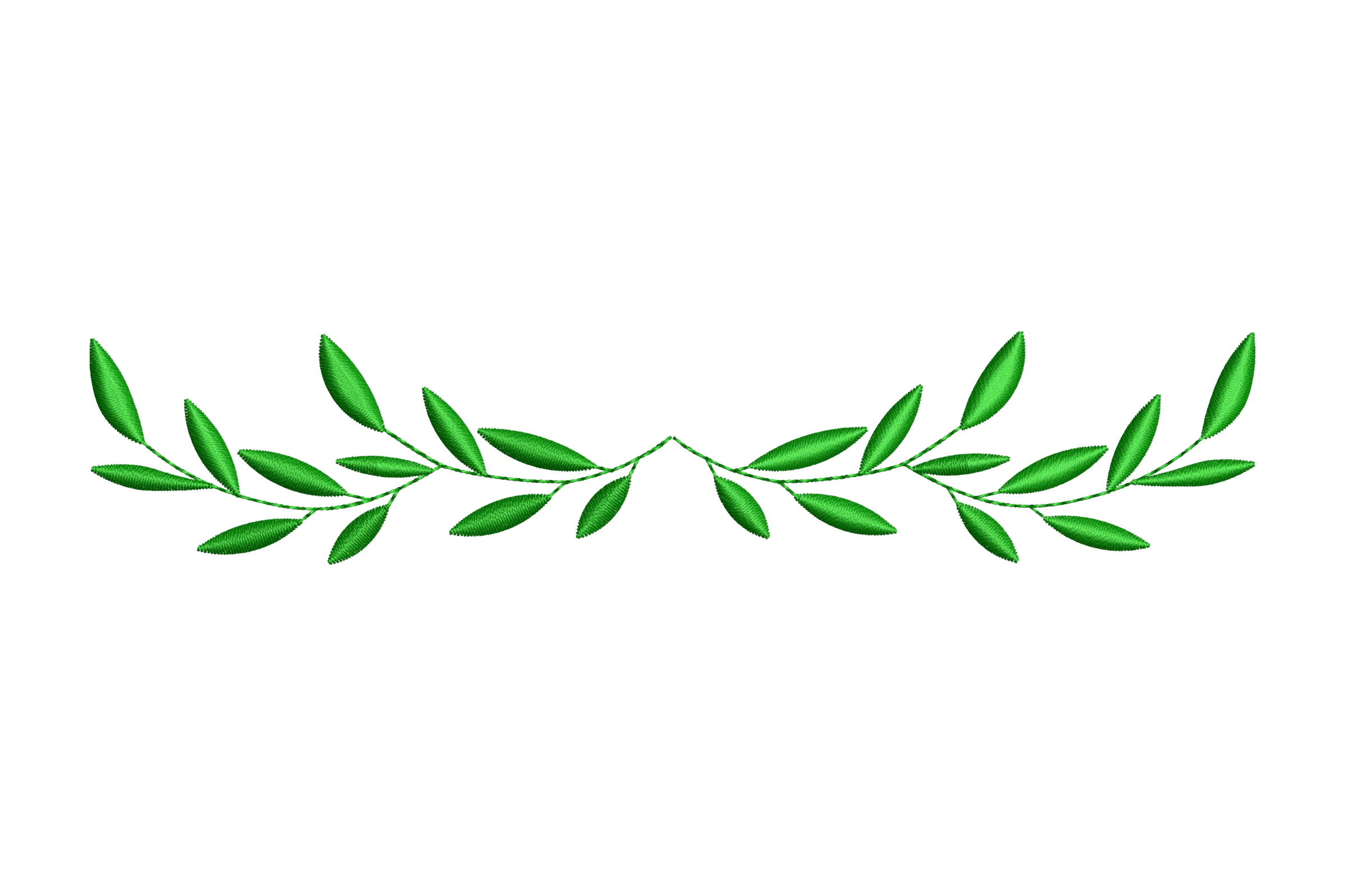 Christmas Fir Border Machine Embroidery Design