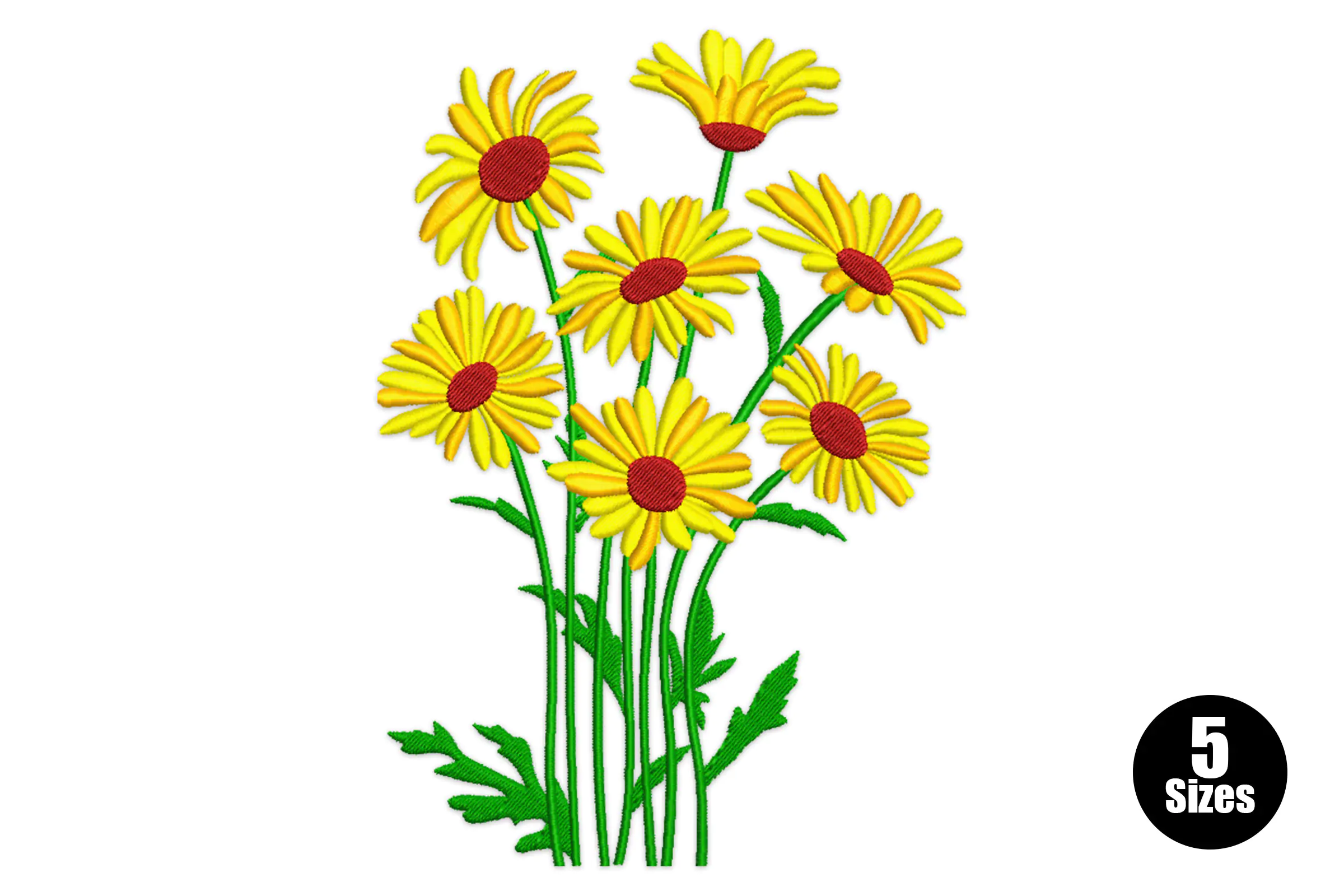 Sunflower Embroidery  File