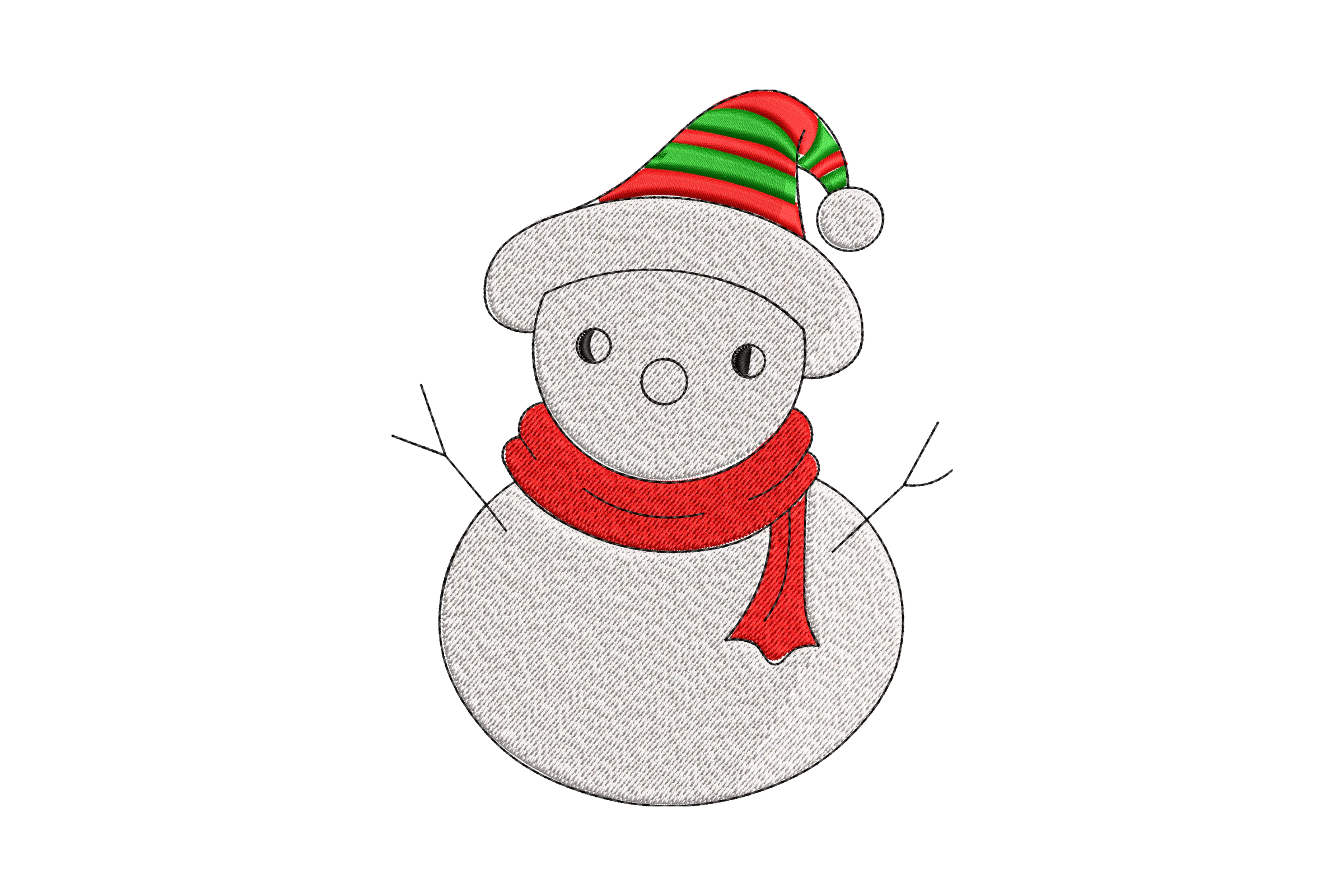 Christmas Pinguin Embroidery Design
