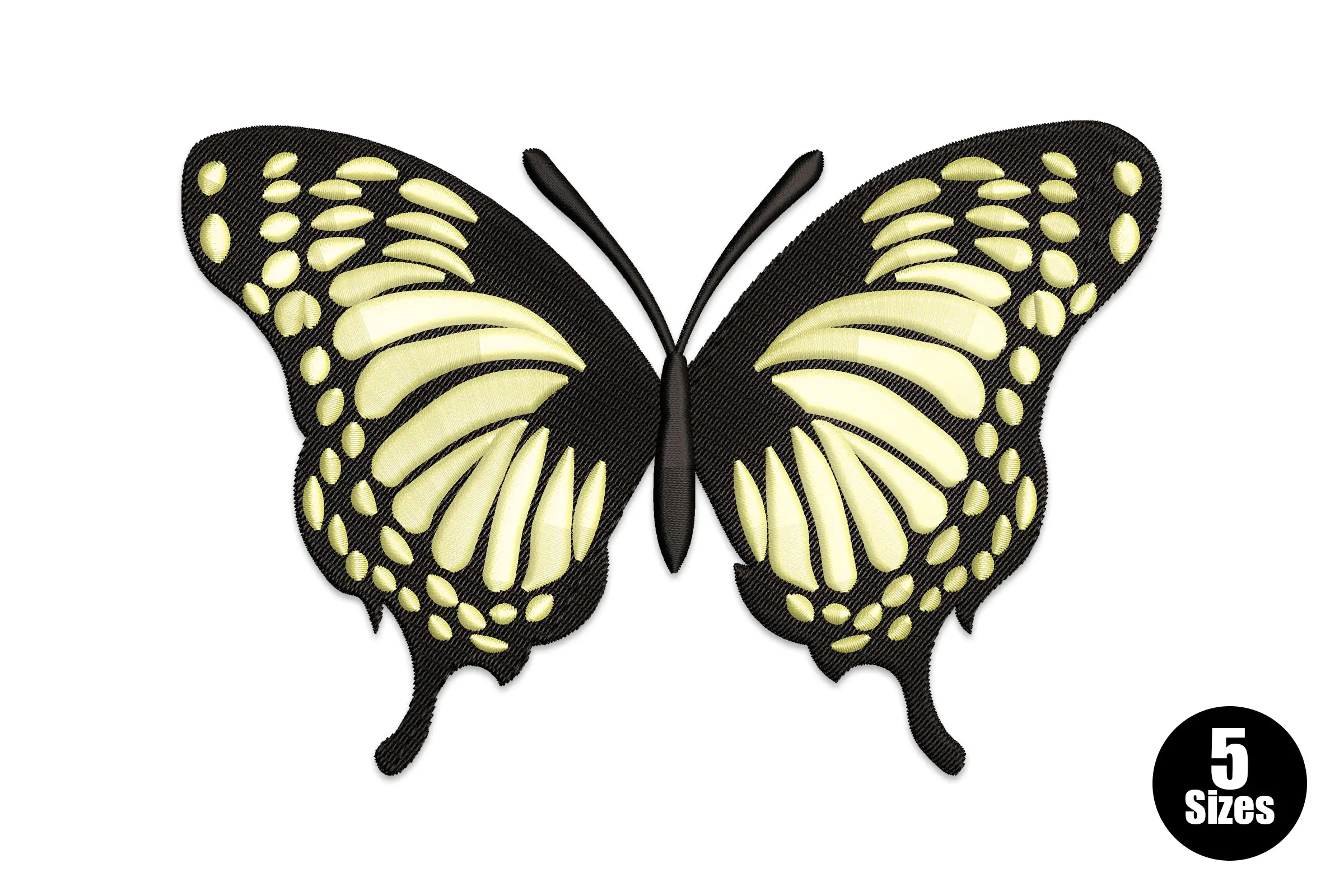 Beautiful Butterfly Embroidery Design