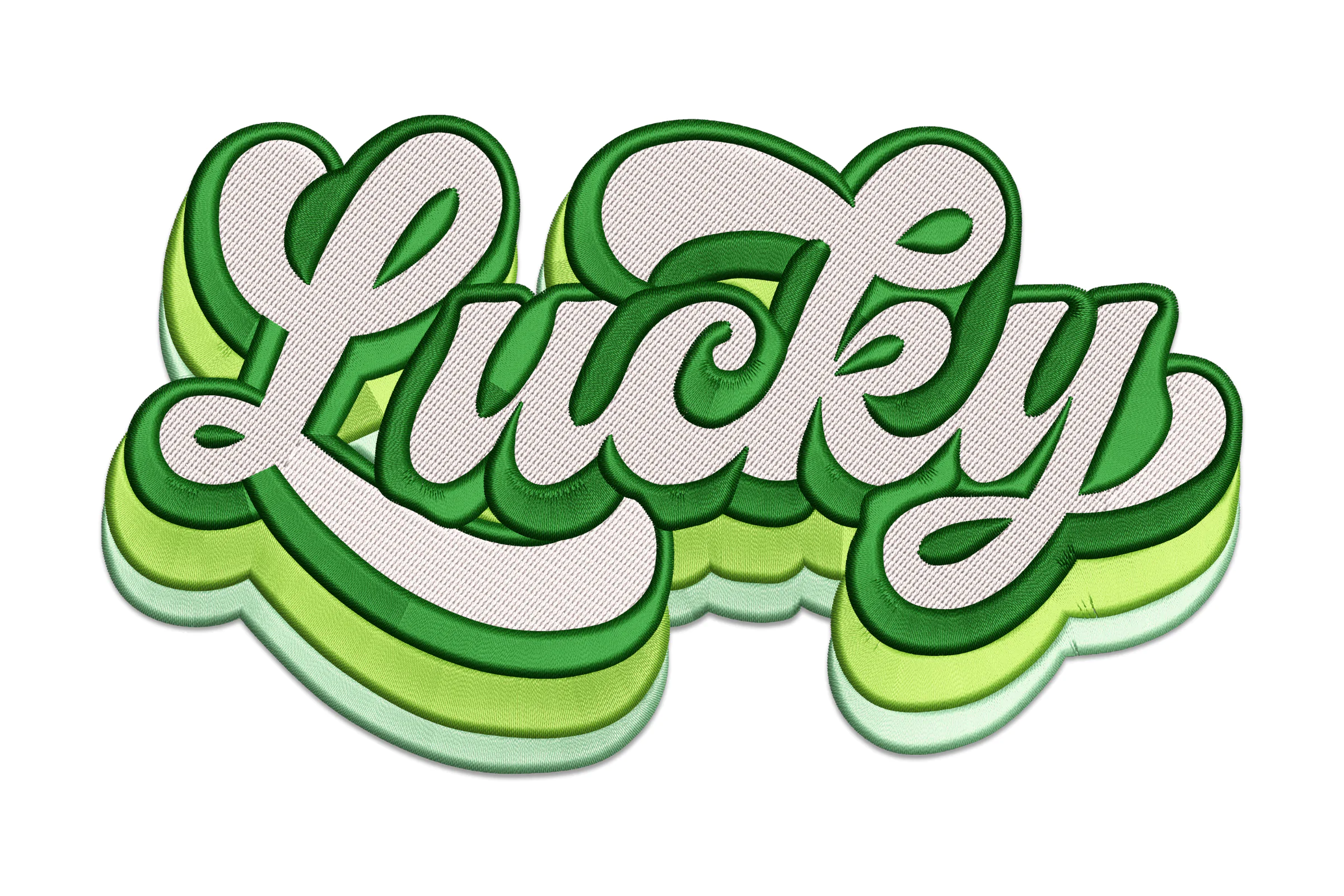 St. Patrick’s Day Lucky Embroidery Design Pattern