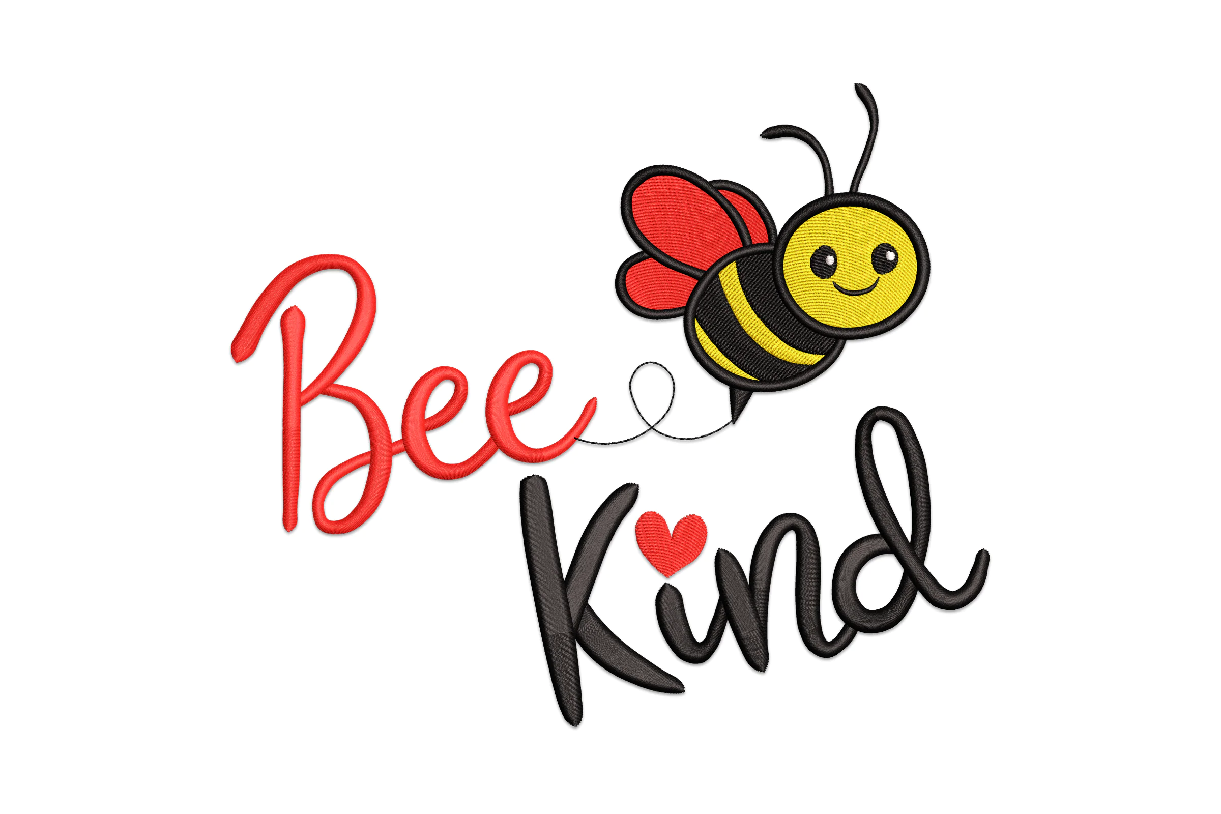 Bee Kind Embroidery Design File