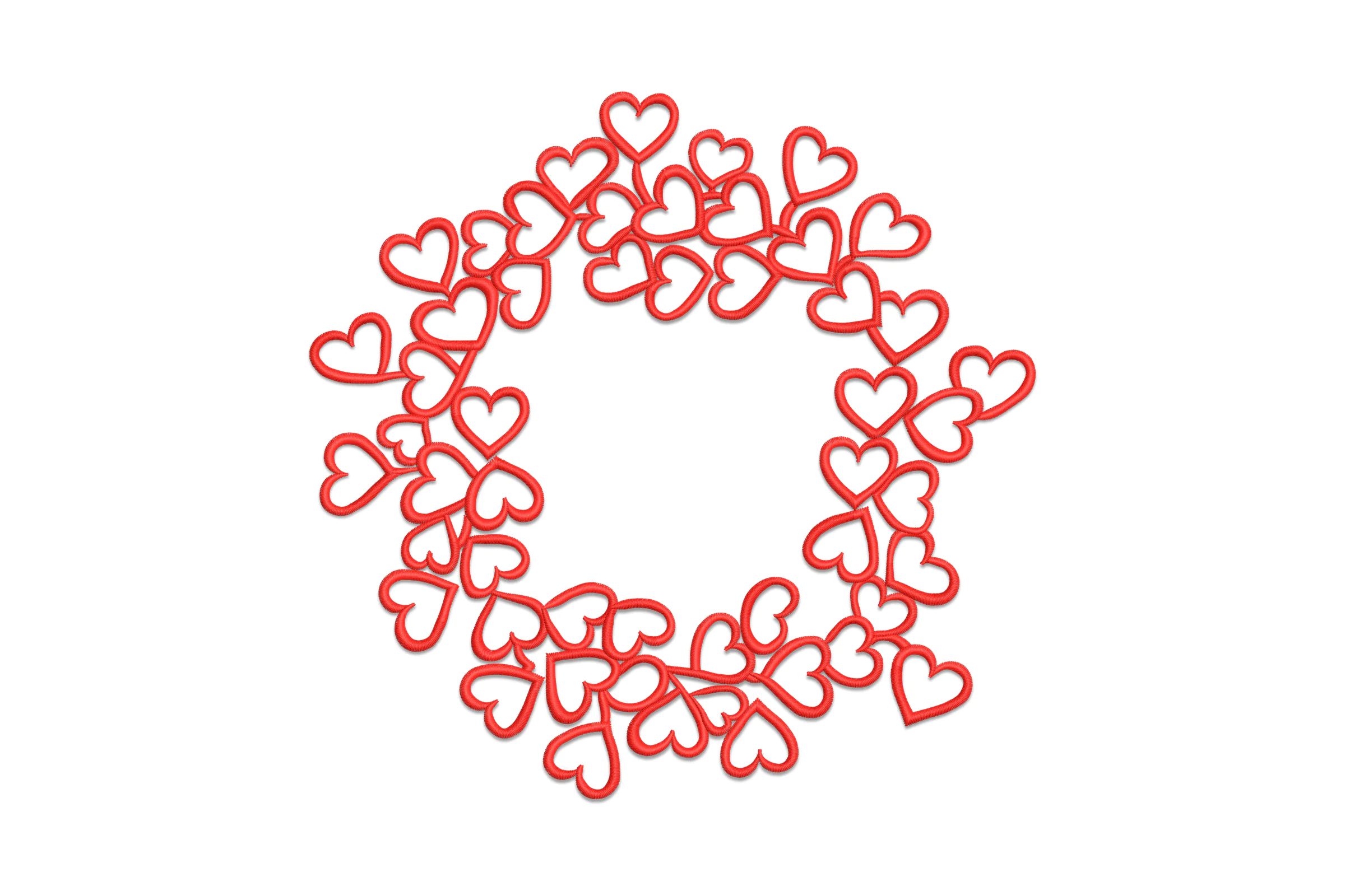 Love Frame Machine Embroidery Design