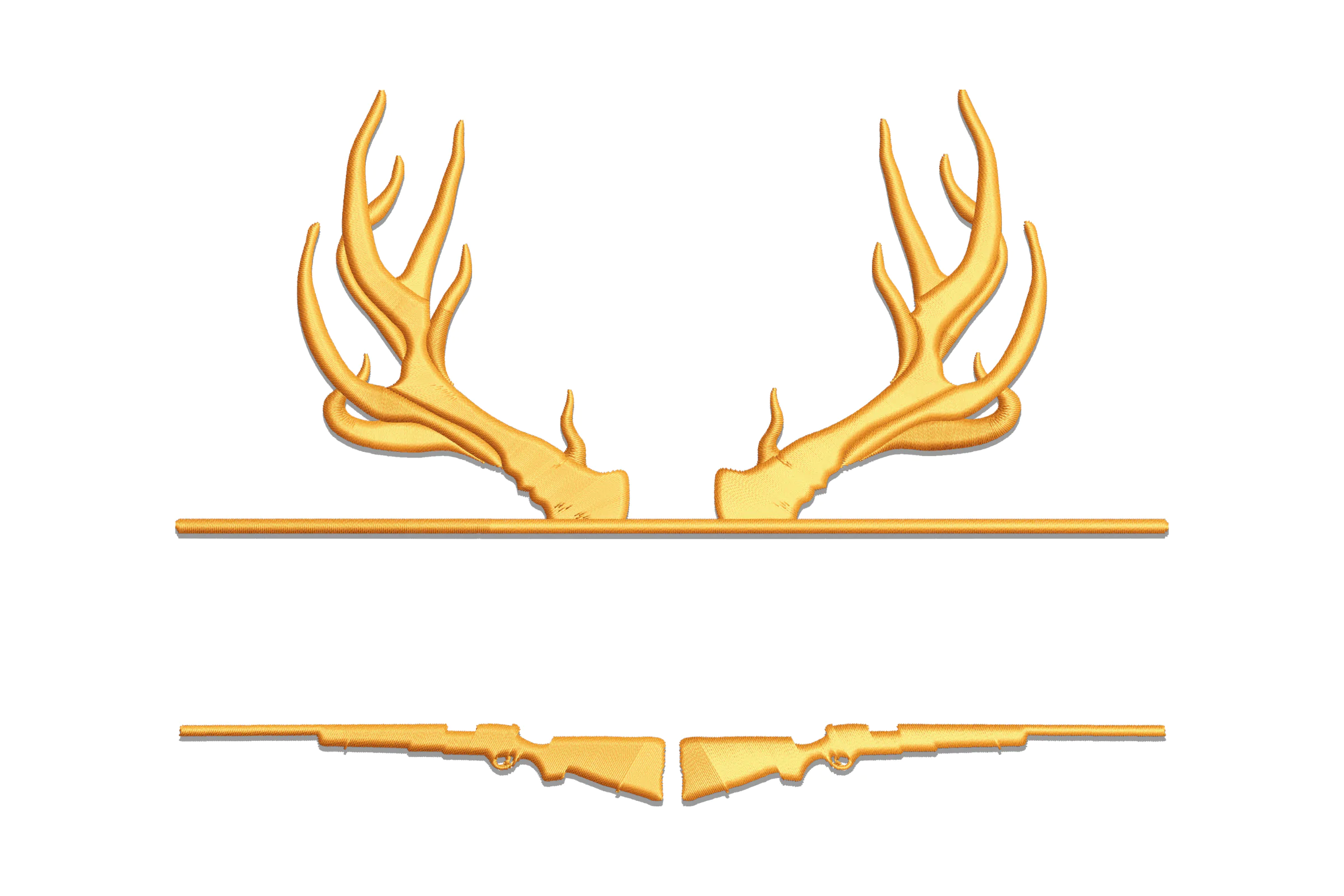 Hunting Embroidery Design