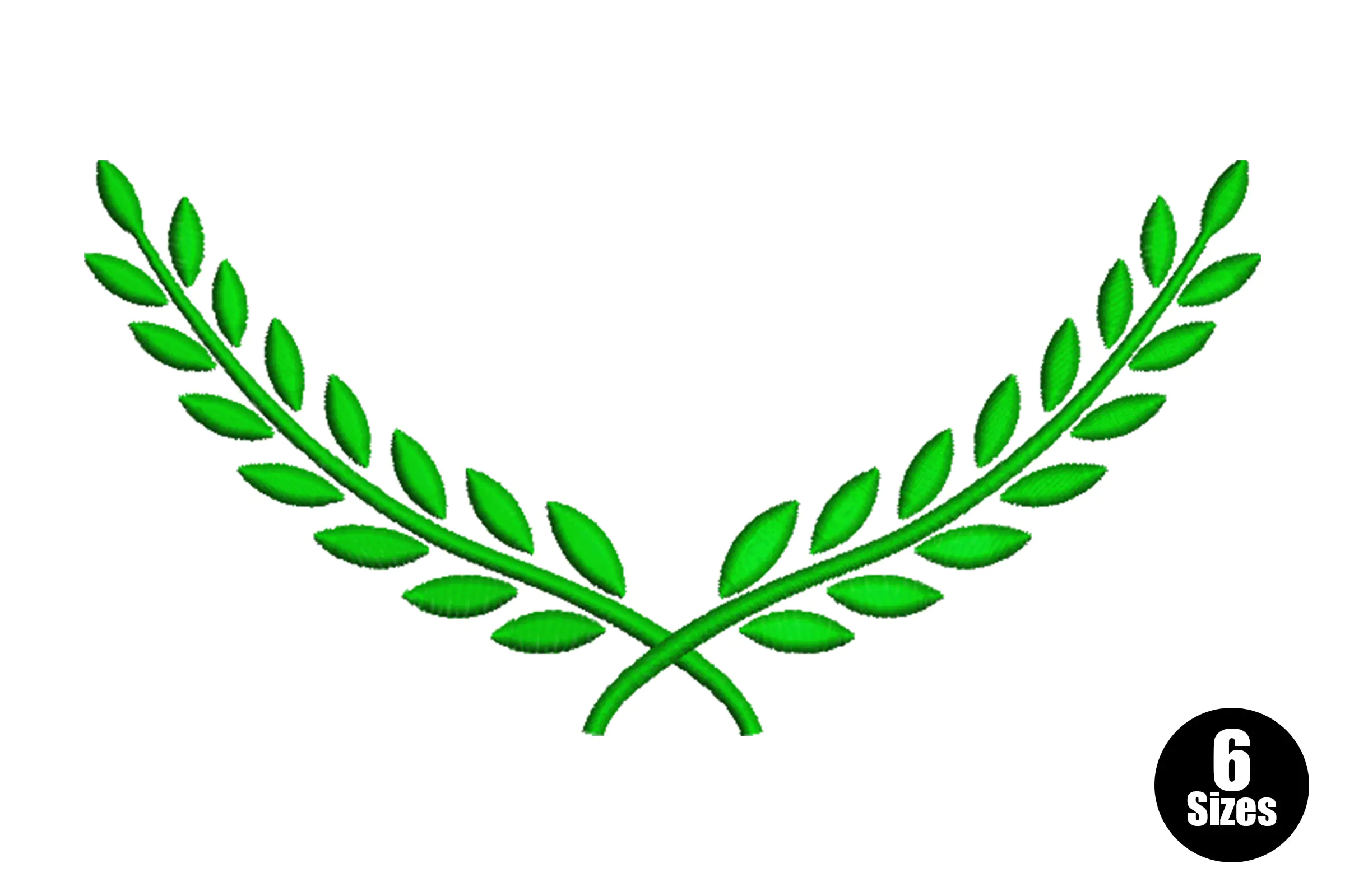 Laurels Embroidery Design