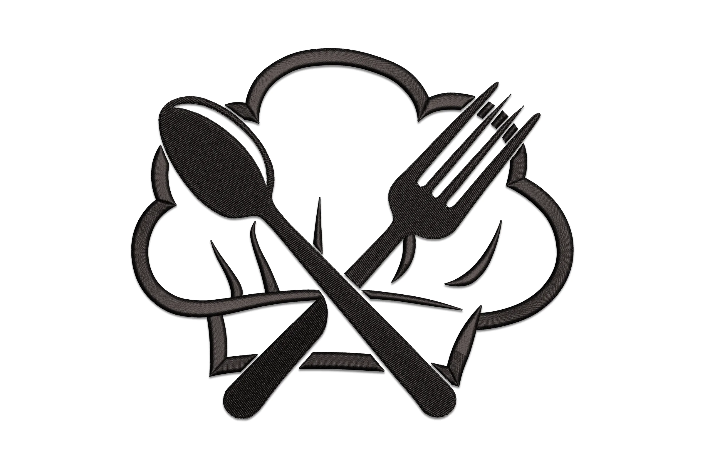 Chef Hat Embroidery Design File