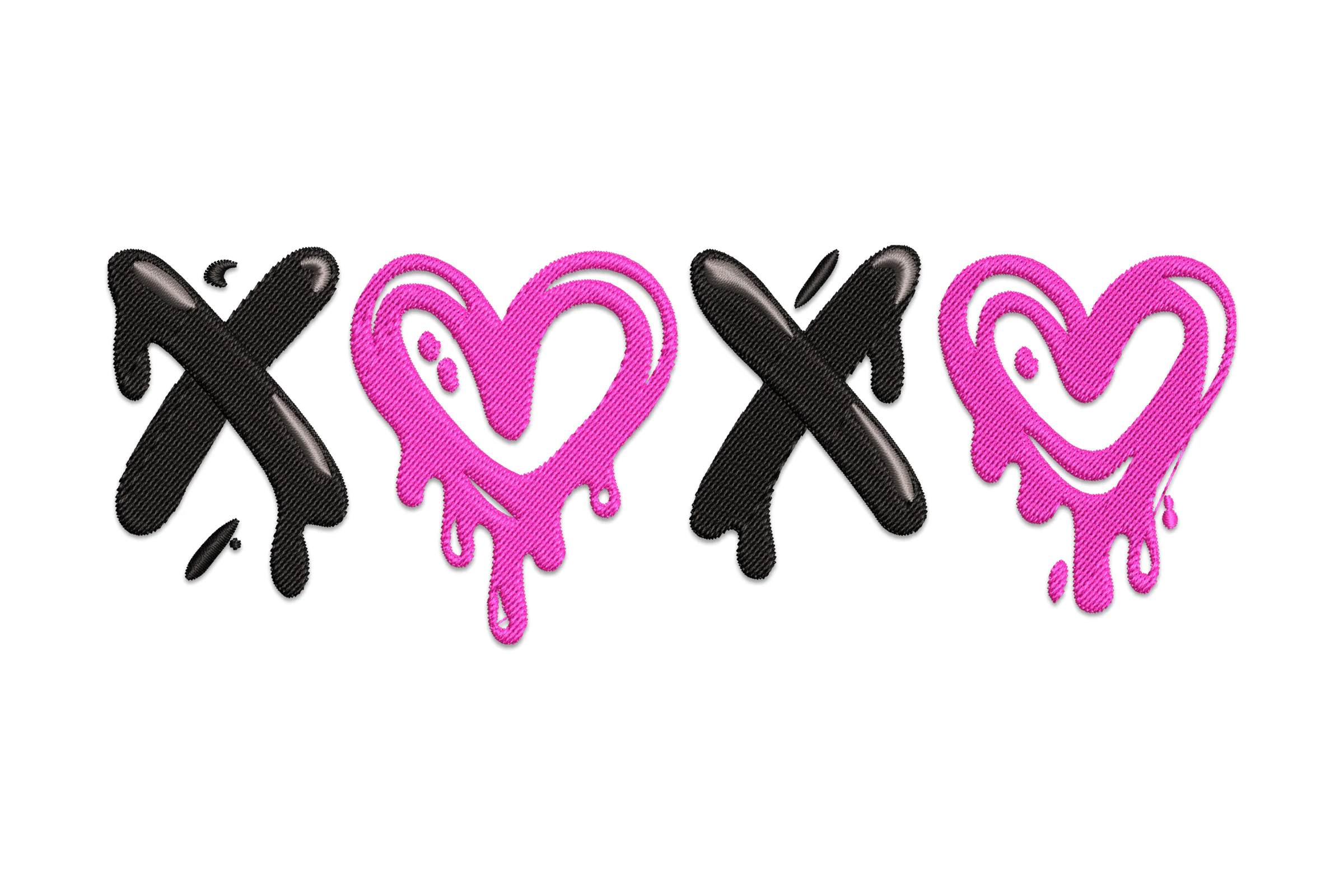 Valentine Xoxo Embroidery Design
