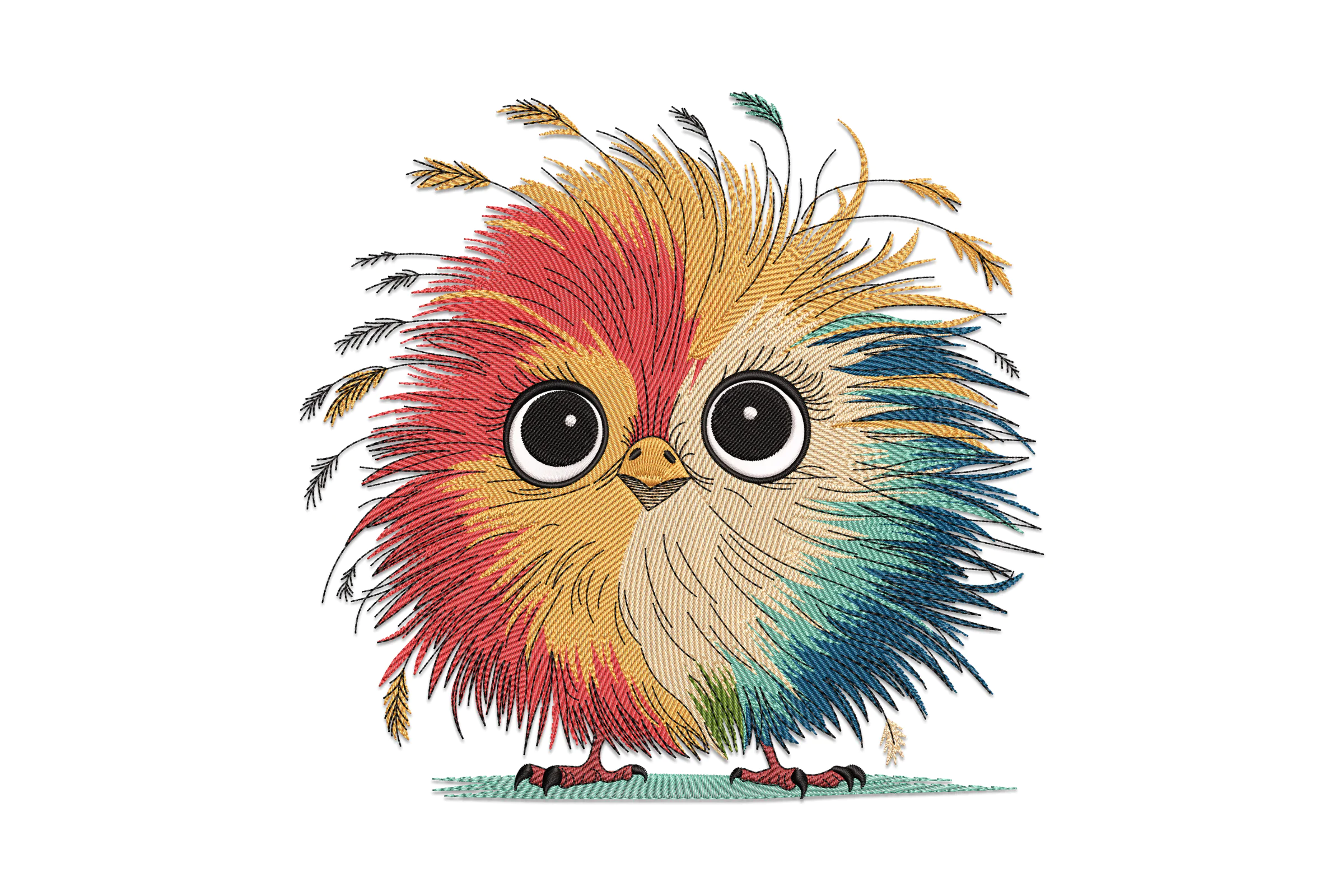 Cute Chicken Machine Embroidery Design